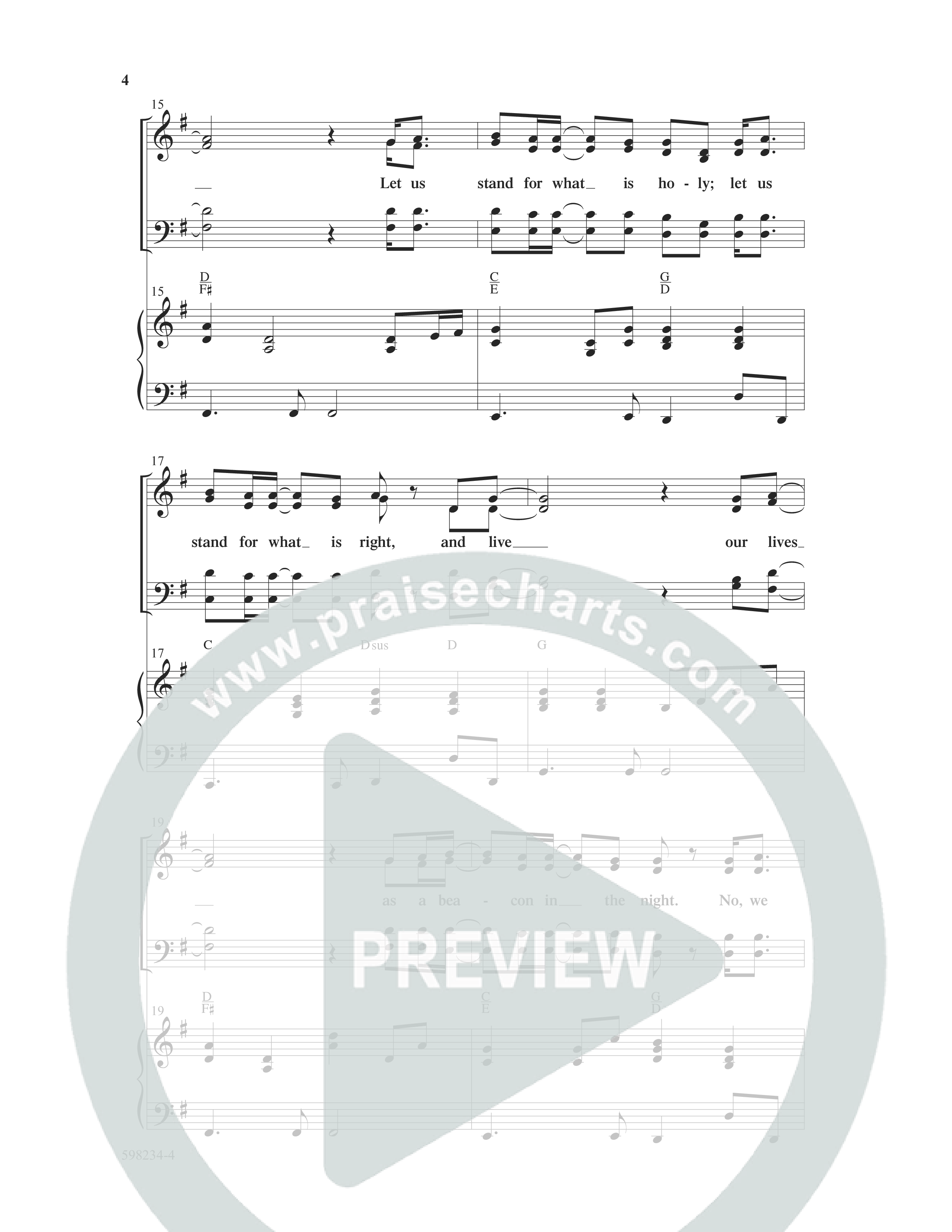Let The Church Arise (Choral Anthem SATB) Anthem (SATB/Piano) (Word Music Choral / Arr. Marty Hamby)