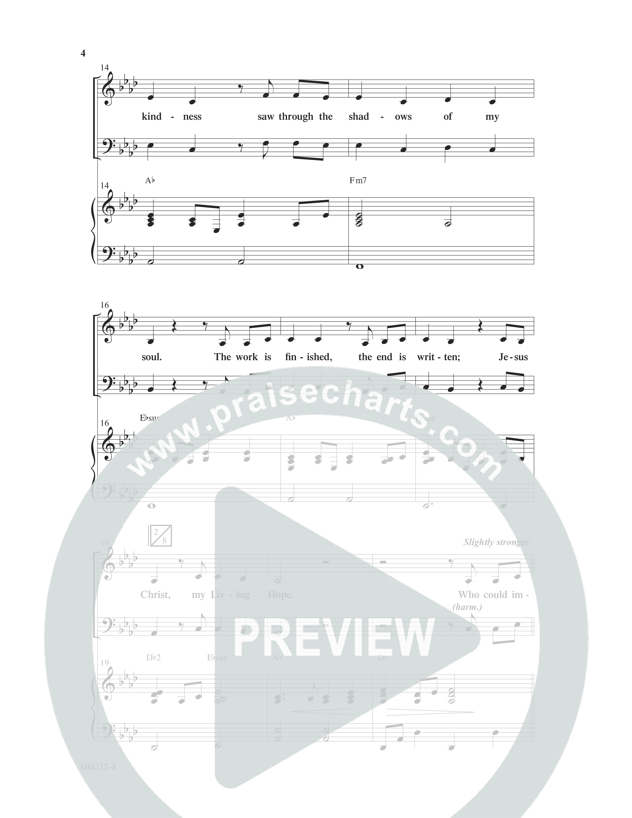 Living Hope (Choral Anthem SATB) Anthem (SATB/Piano) (Word Music Choral / Arr. David Wise)