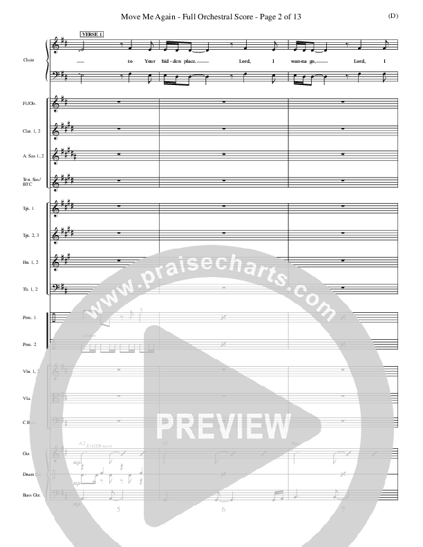 Move Me Again Conductor's Score (Scott Faircloff)