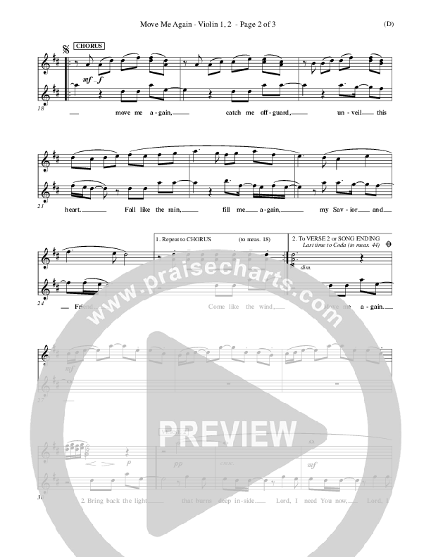 Move Me Again Violin 1/2 (Scott Faircloff)