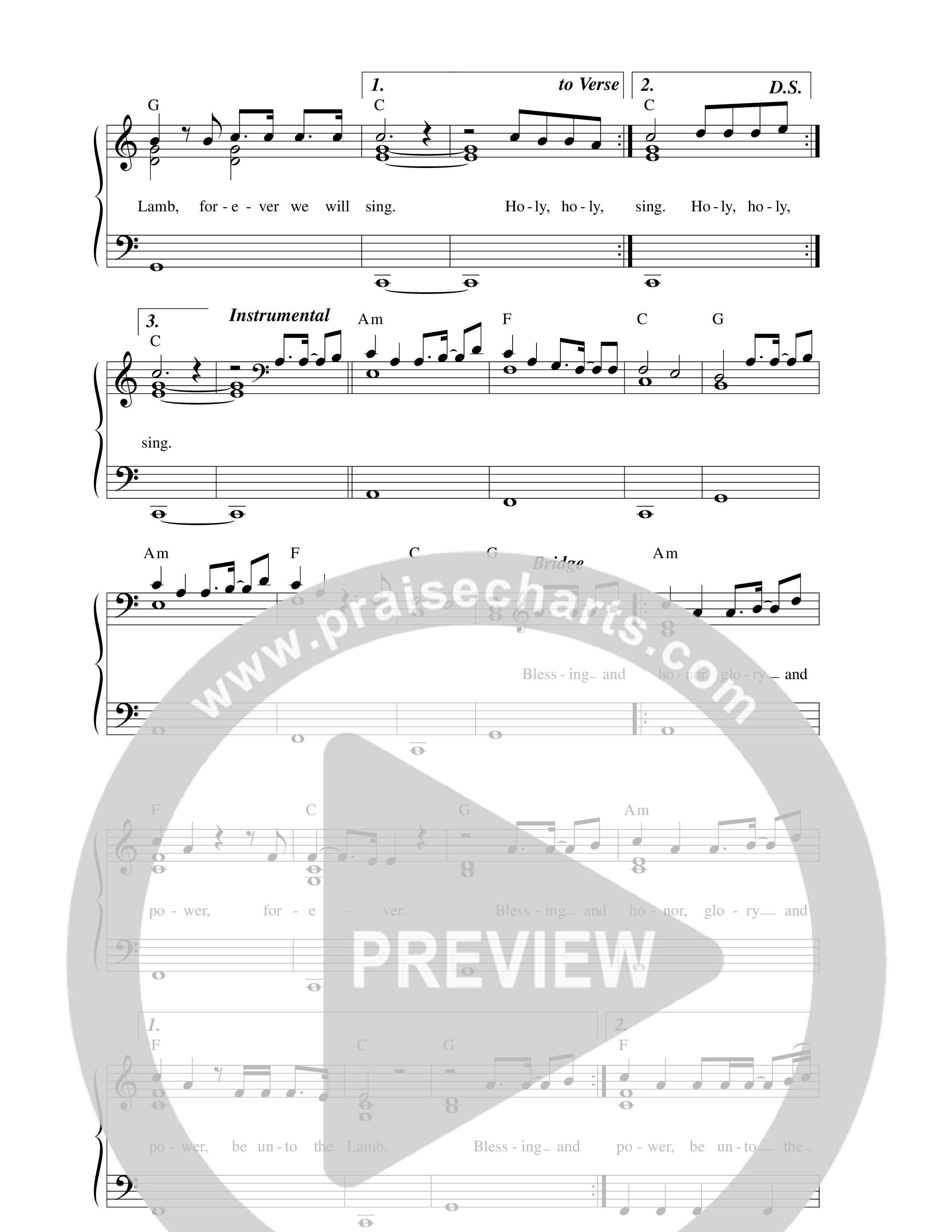 Crowned In Victory Lead Sheet Melody (Paul Baloche)