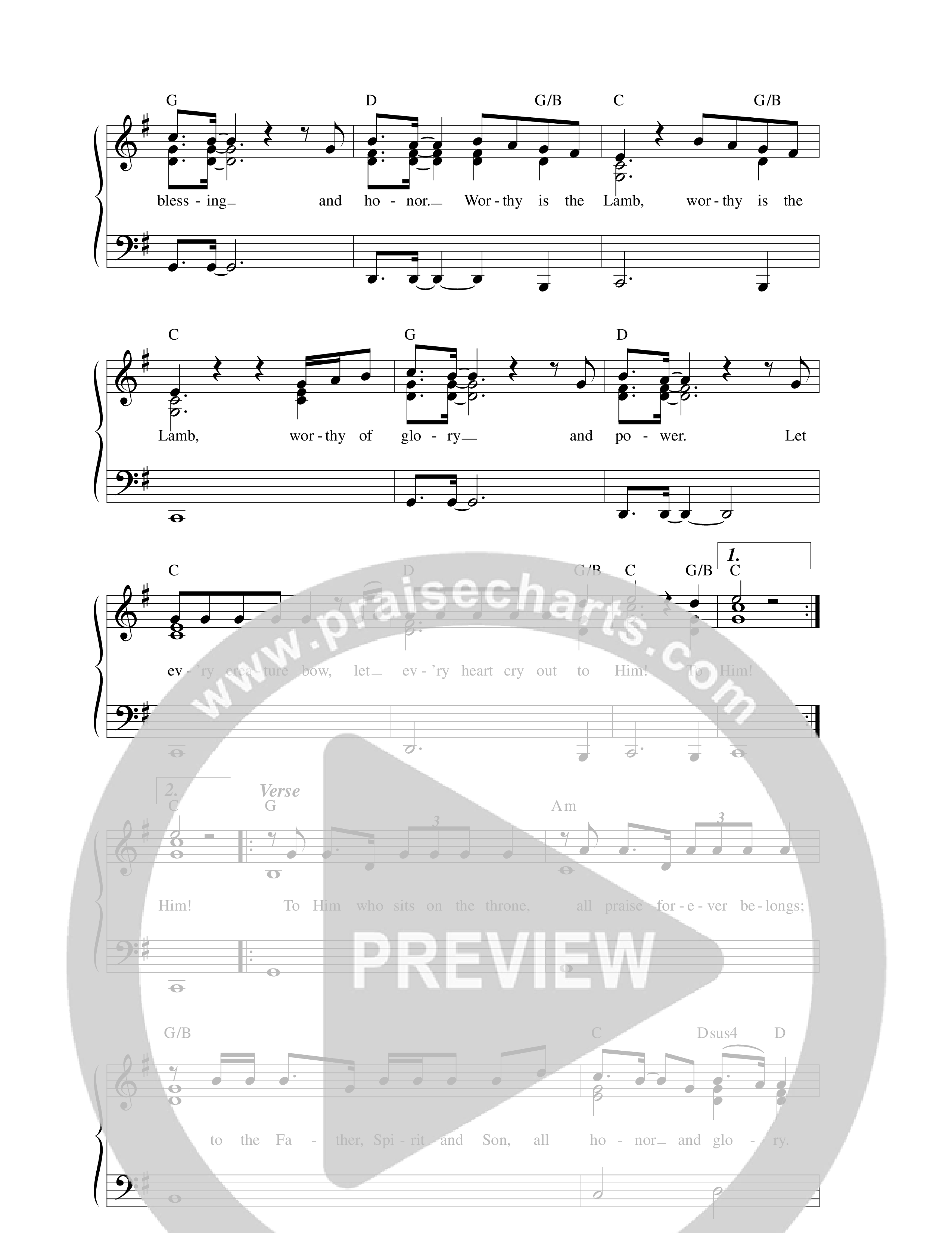 To Him Lead Sheet Melody (Paul Baloche)