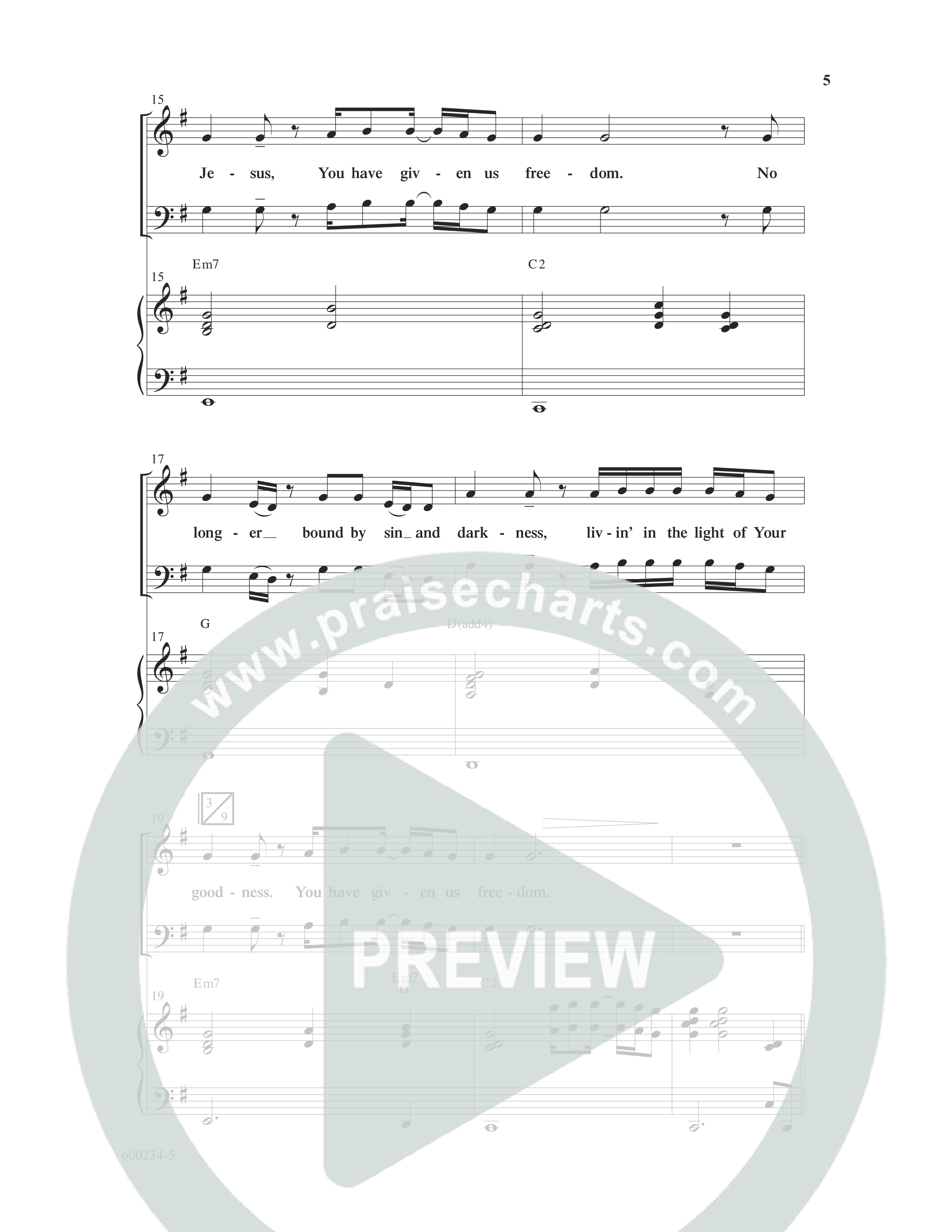 Resurrection Power (Choral Anthem SATB) Anthem (SATB/Piano) (Word Music Choral / Arr. Daniel Semsen)