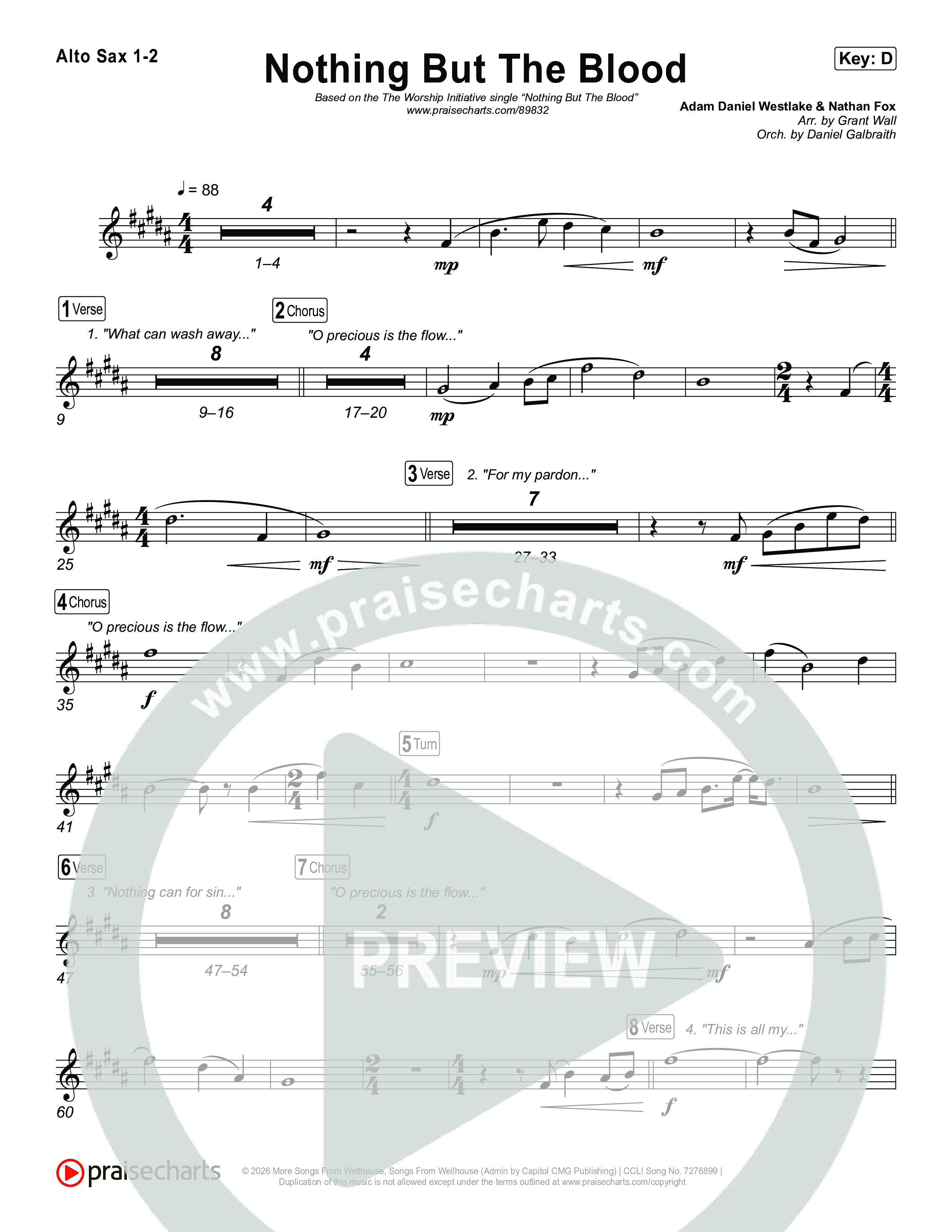 Nothing But The Blood Sax Pack (The Worship Initiative)