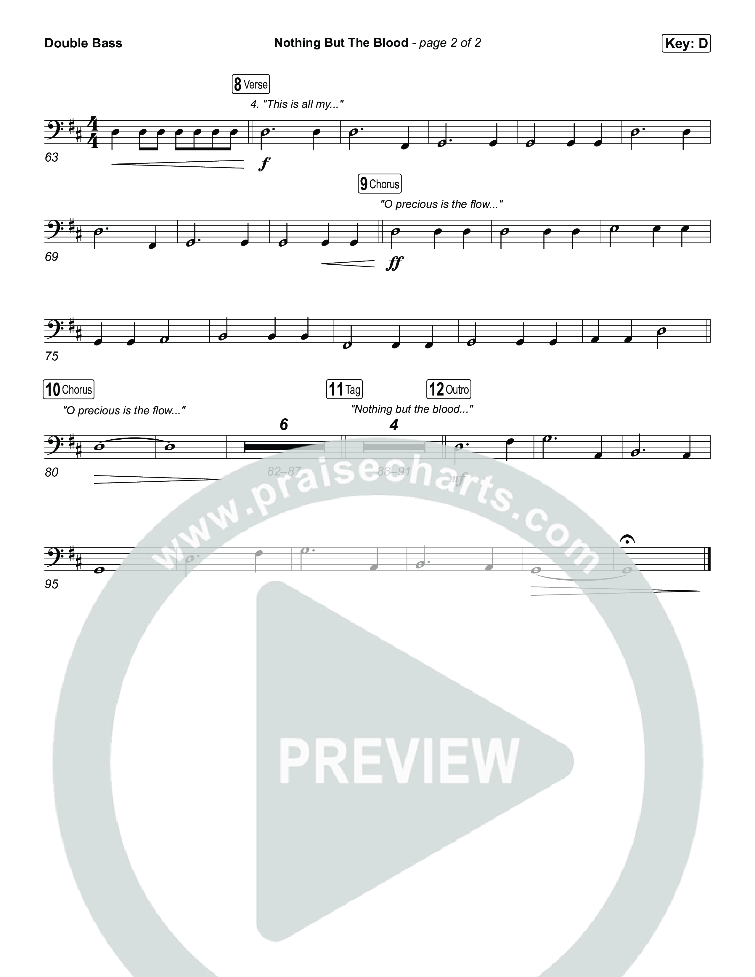 Nothing But The Blood String Bass (The Worship Initiative)