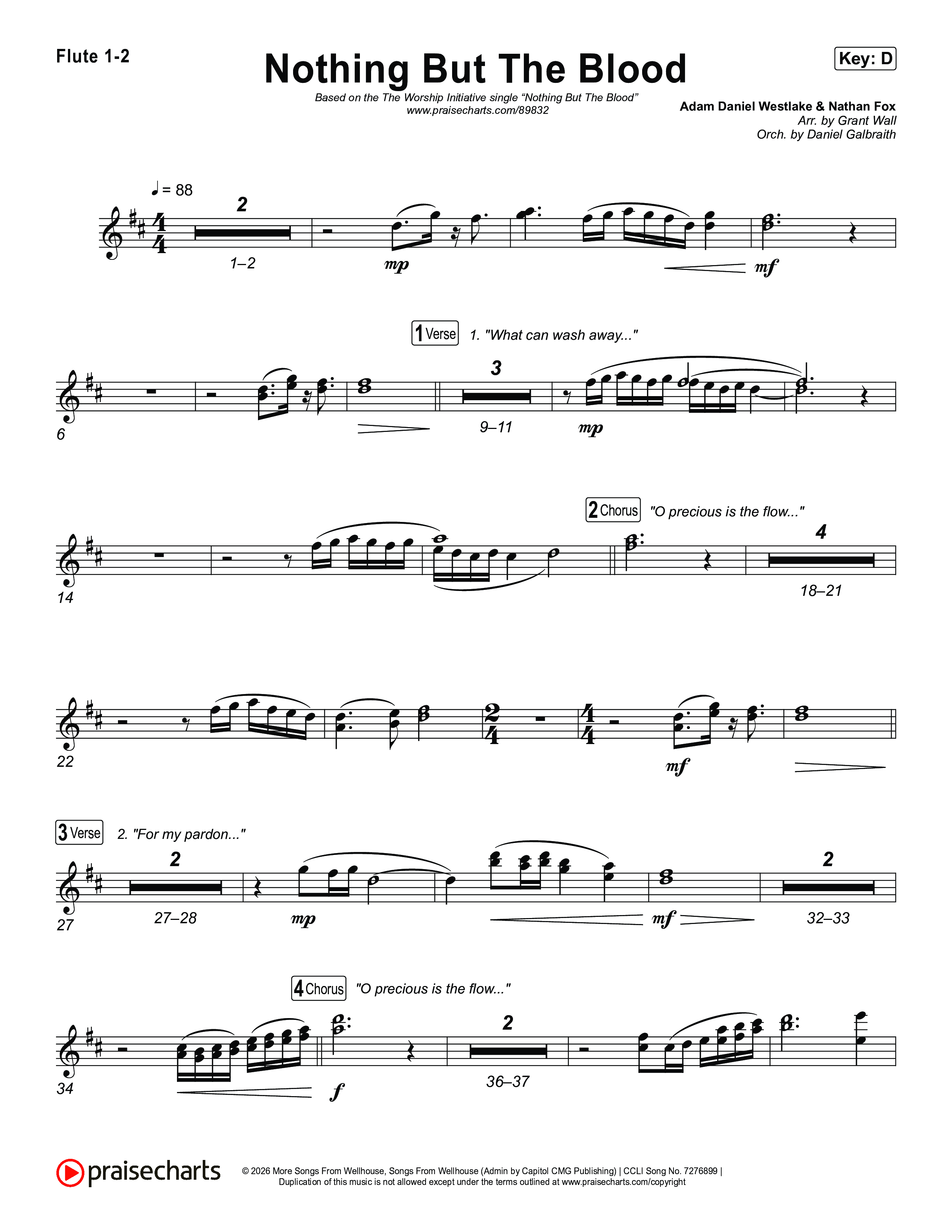 Nothing But The Blood Flute 1,2 (The Worship Initiative)