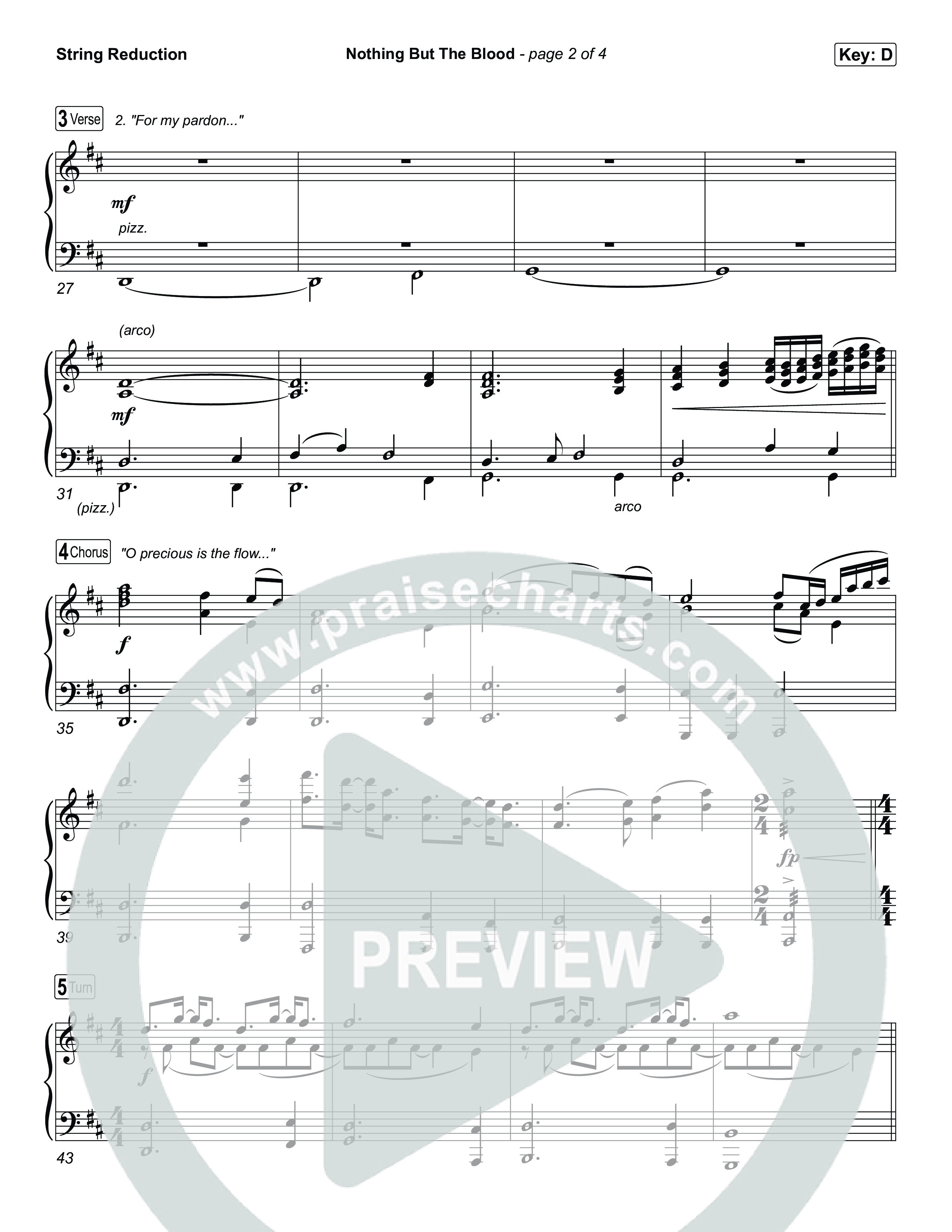 Nothing But The Blood String Reduction (The Worship Initiative)