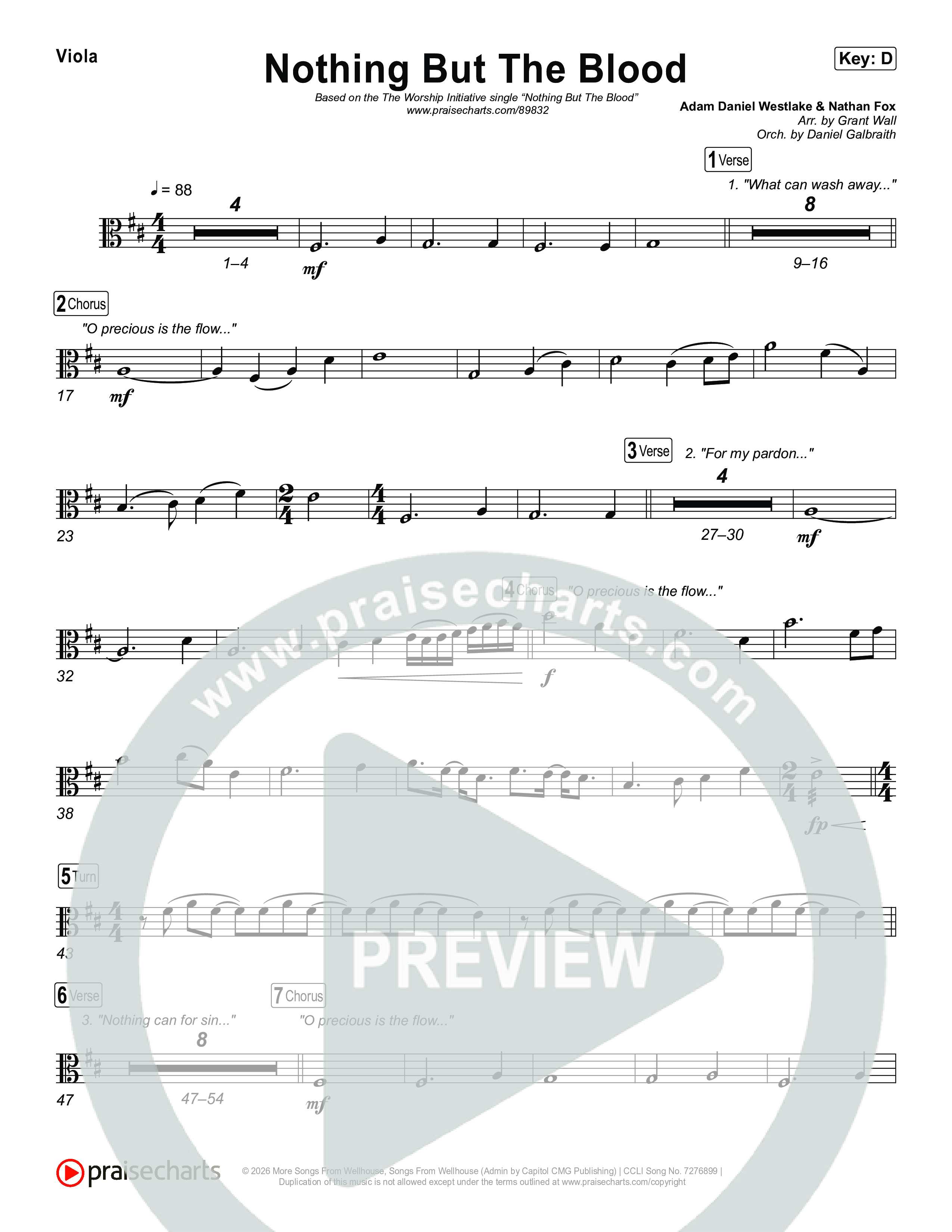 Nothing But The Blood String Pack (The Worship Initiative)