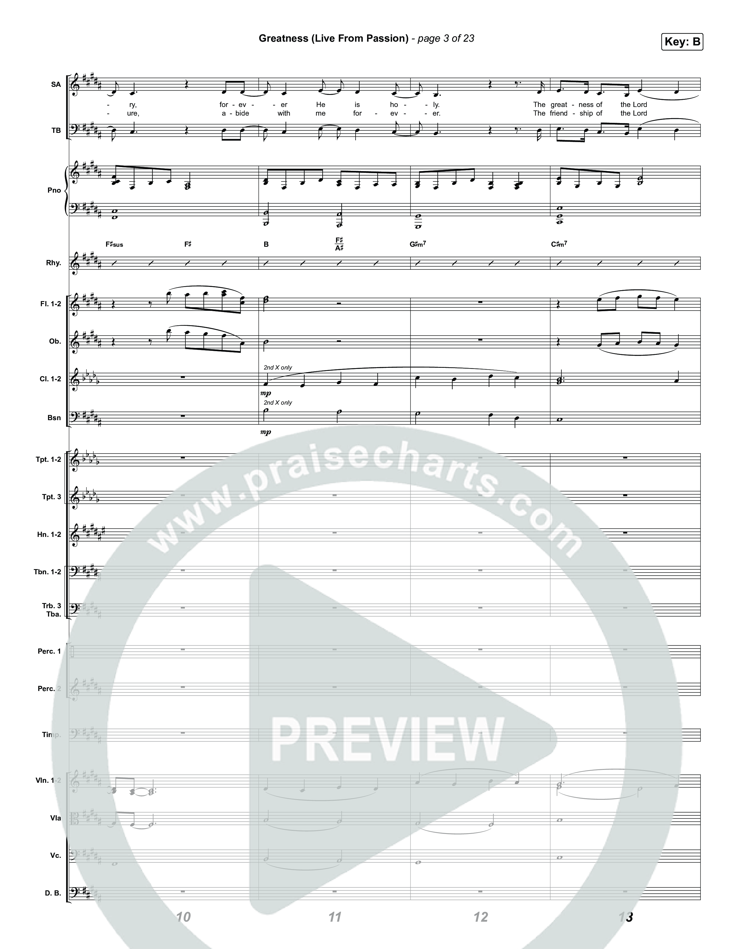 Greatness (Live From Passion 2026) Orchestration (Passion / Brooke Ligertwood)