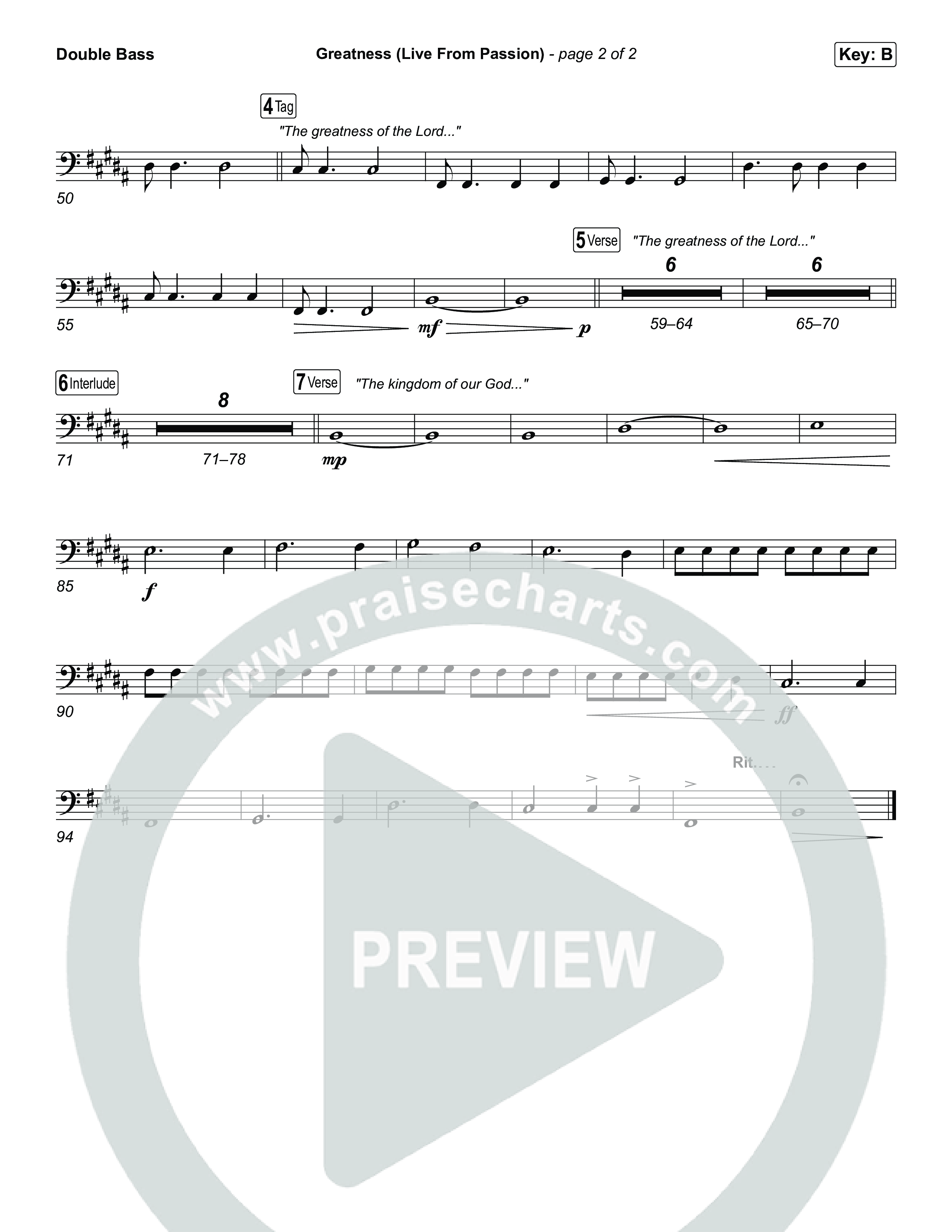 Greatness (Live From Passion 2026) String Bass (Passion / Brooke Ligertwood)