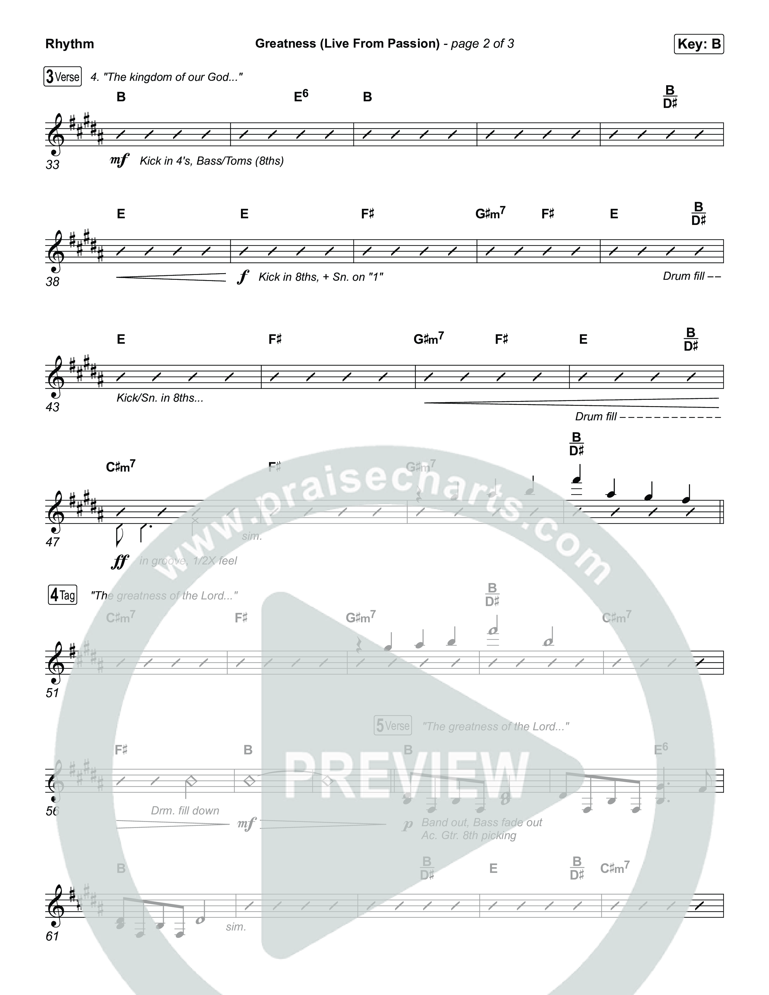 Greatness (Live From Passion 2026) Rhythm Pack (Passion / Brooke Ligertwood)