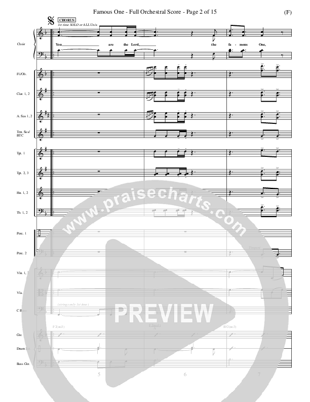 Famous One Orchestration (Chris Tomlin)