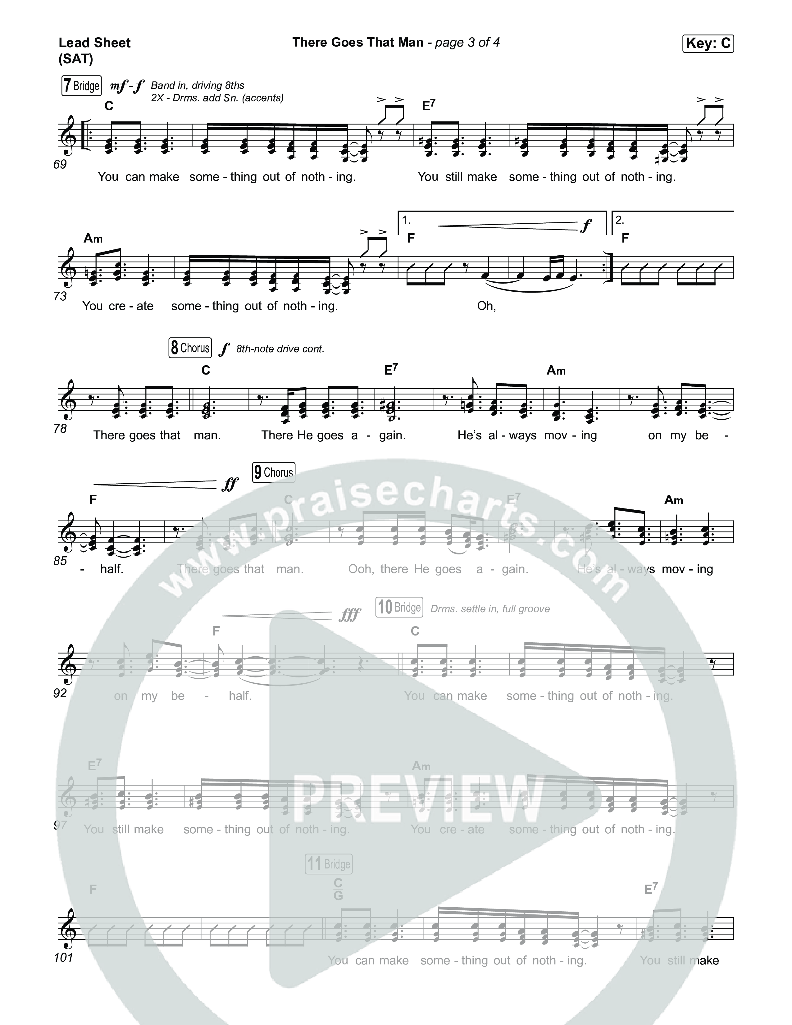 There Goes That Man Lead Sheet (SAT) (Abbie Gamboa)