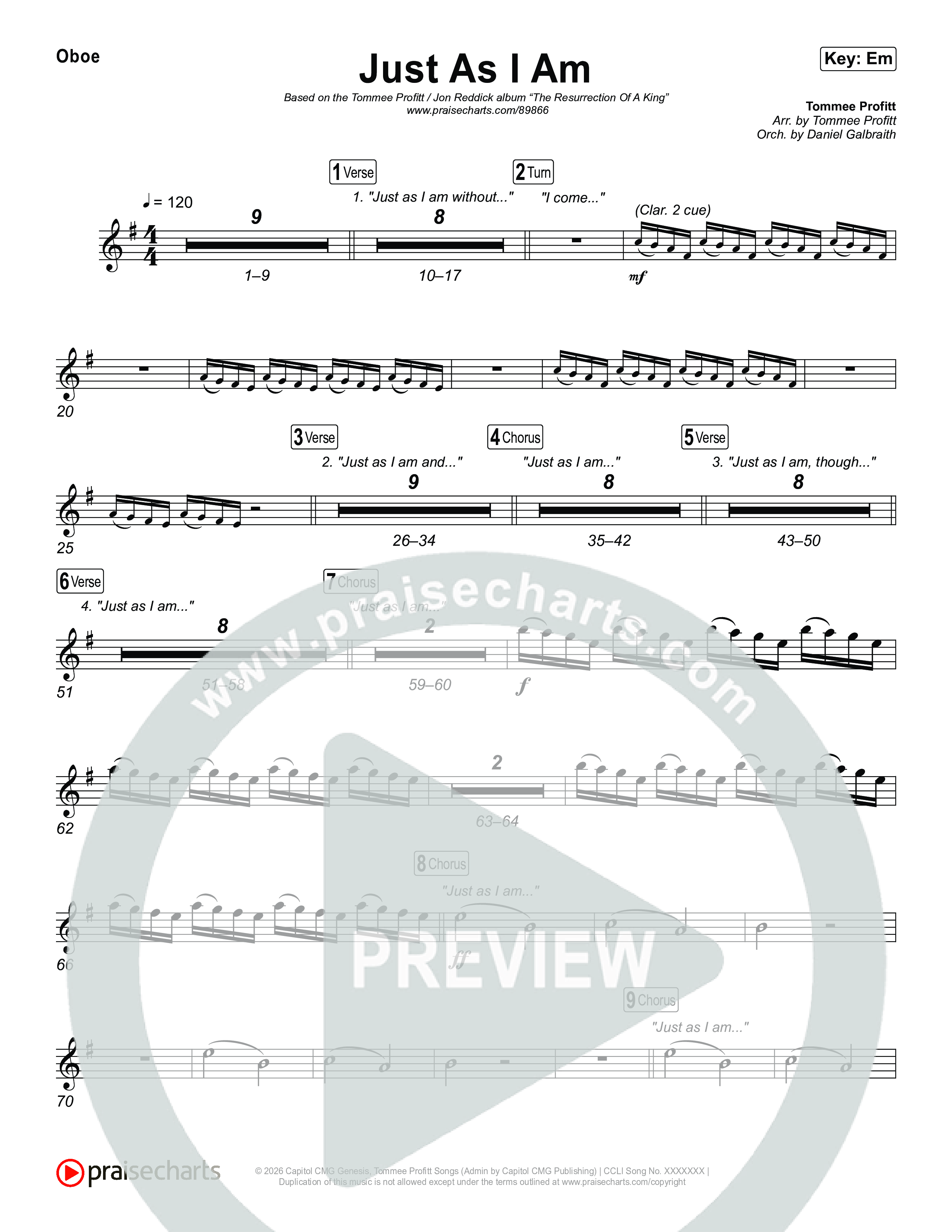 Just As I Am Wind Pack (Tommee Profitt / Jon Reddick)