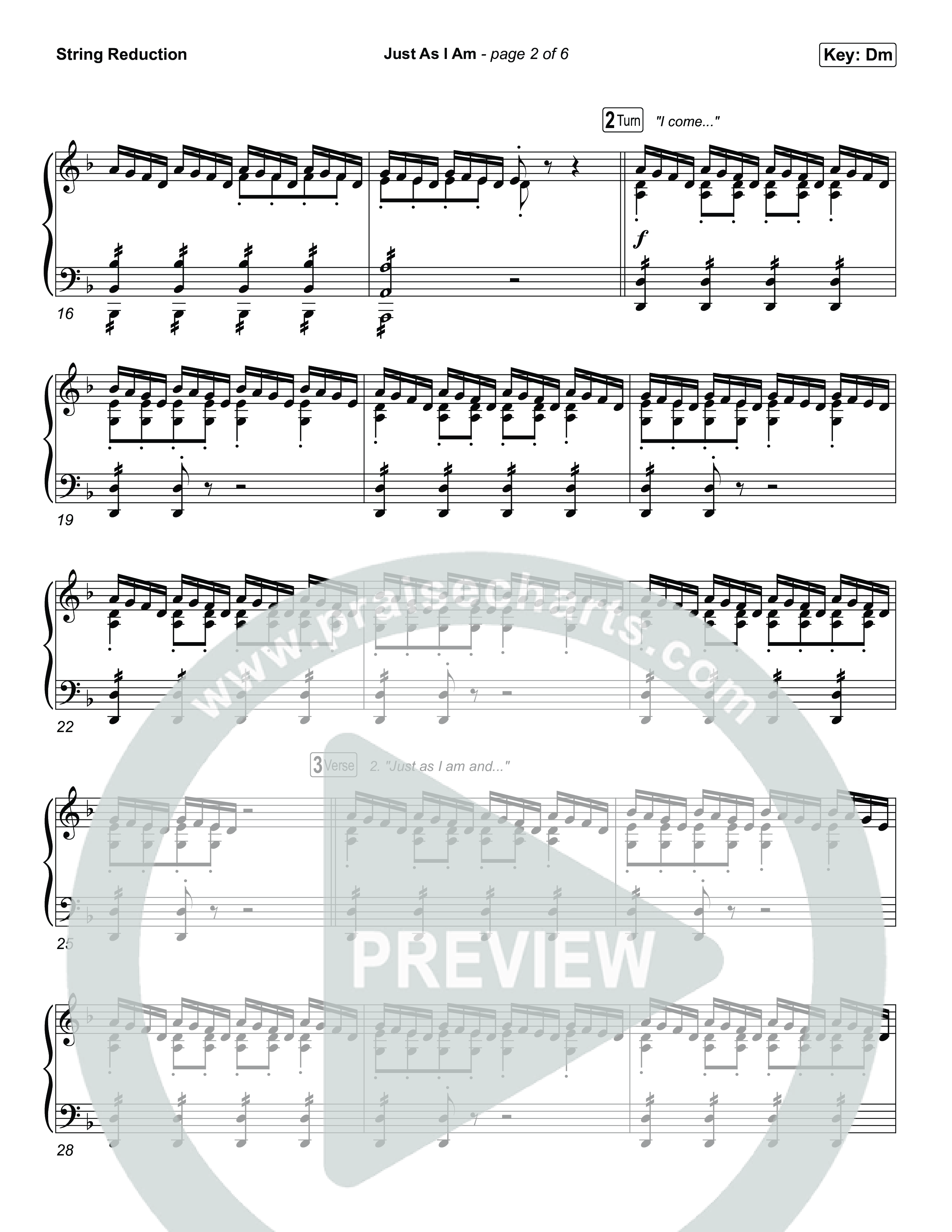 Just As I Am String Reduction (Tommee Profitt / Jon Reddick)