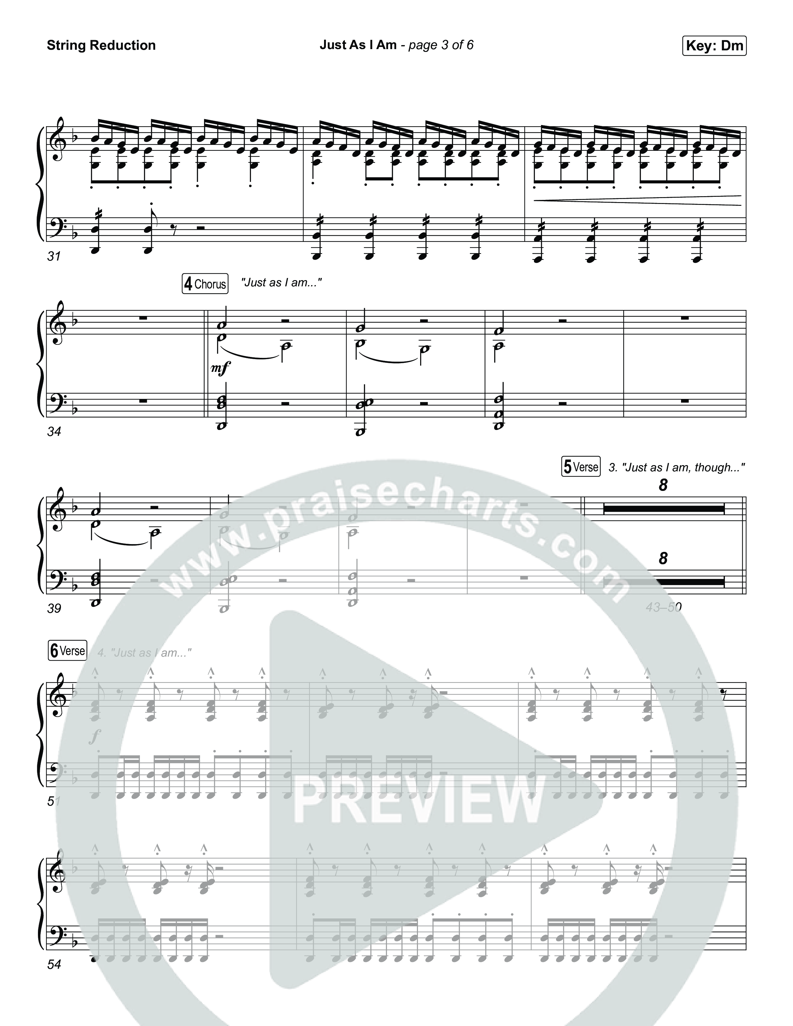 Just As I Am String Reduction (Tommee Profitt / Jon Reddick)