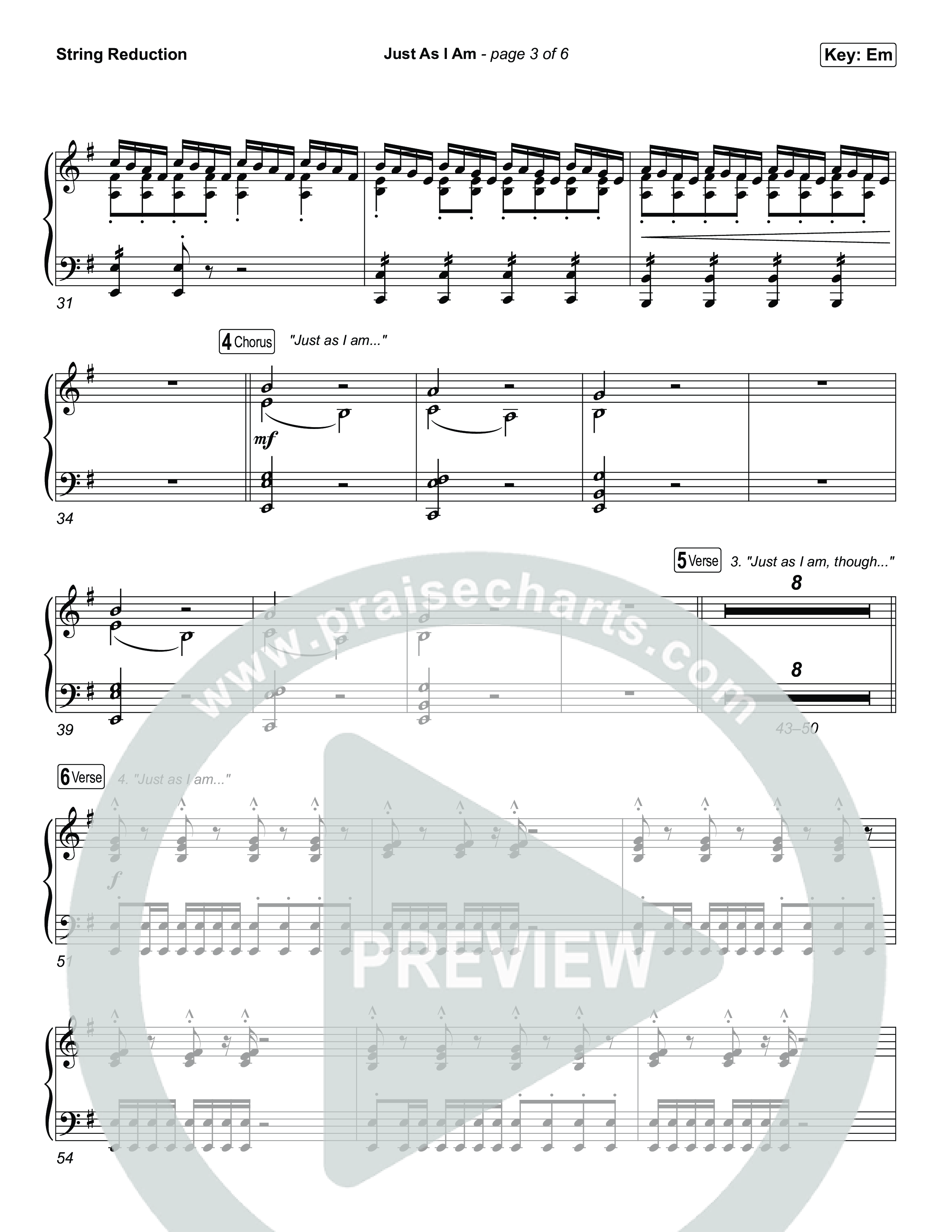 Just As I Am String Reduction (Tommee Profitt / Jon Reddick)