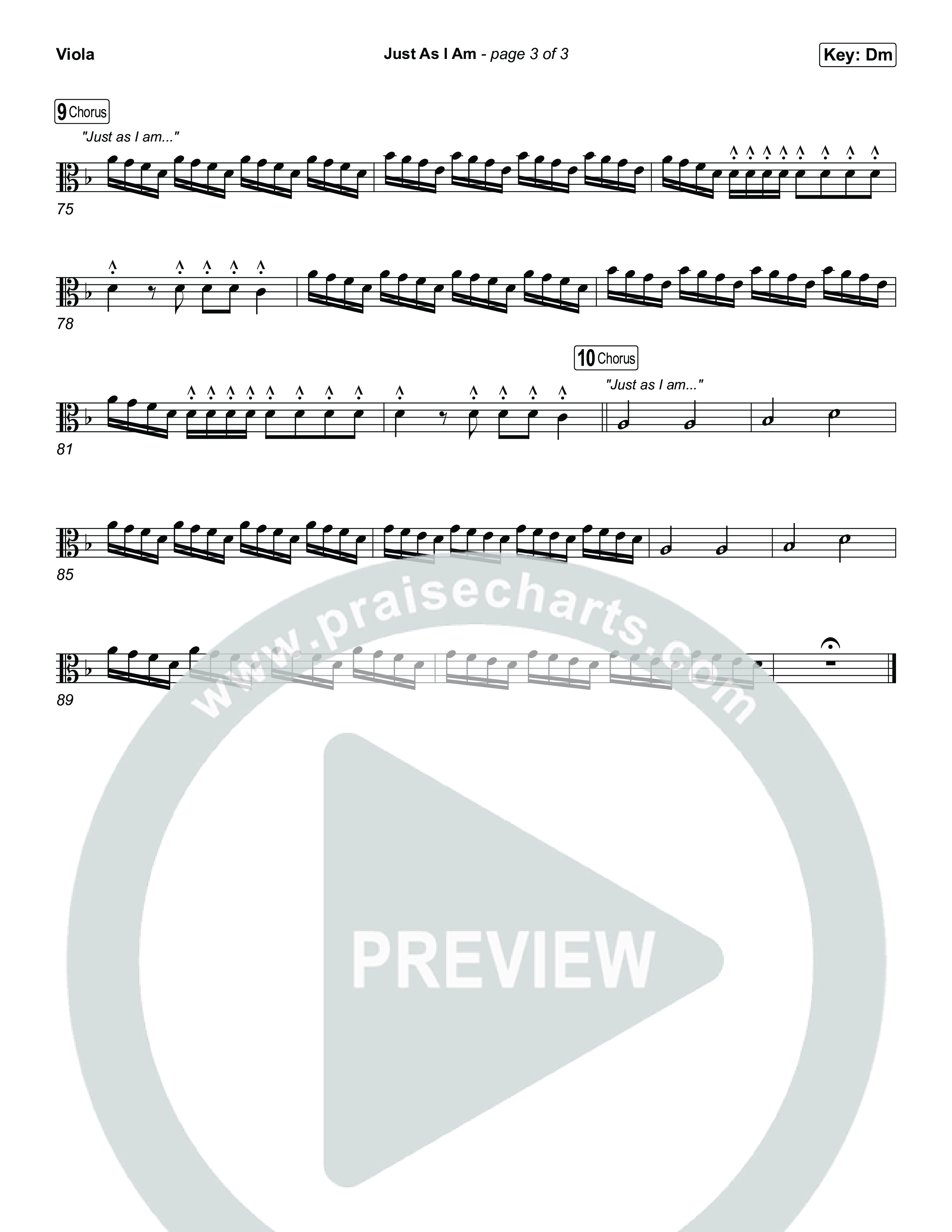 Just As I Am Viola (Tommee Profitt / Jon Reddick)