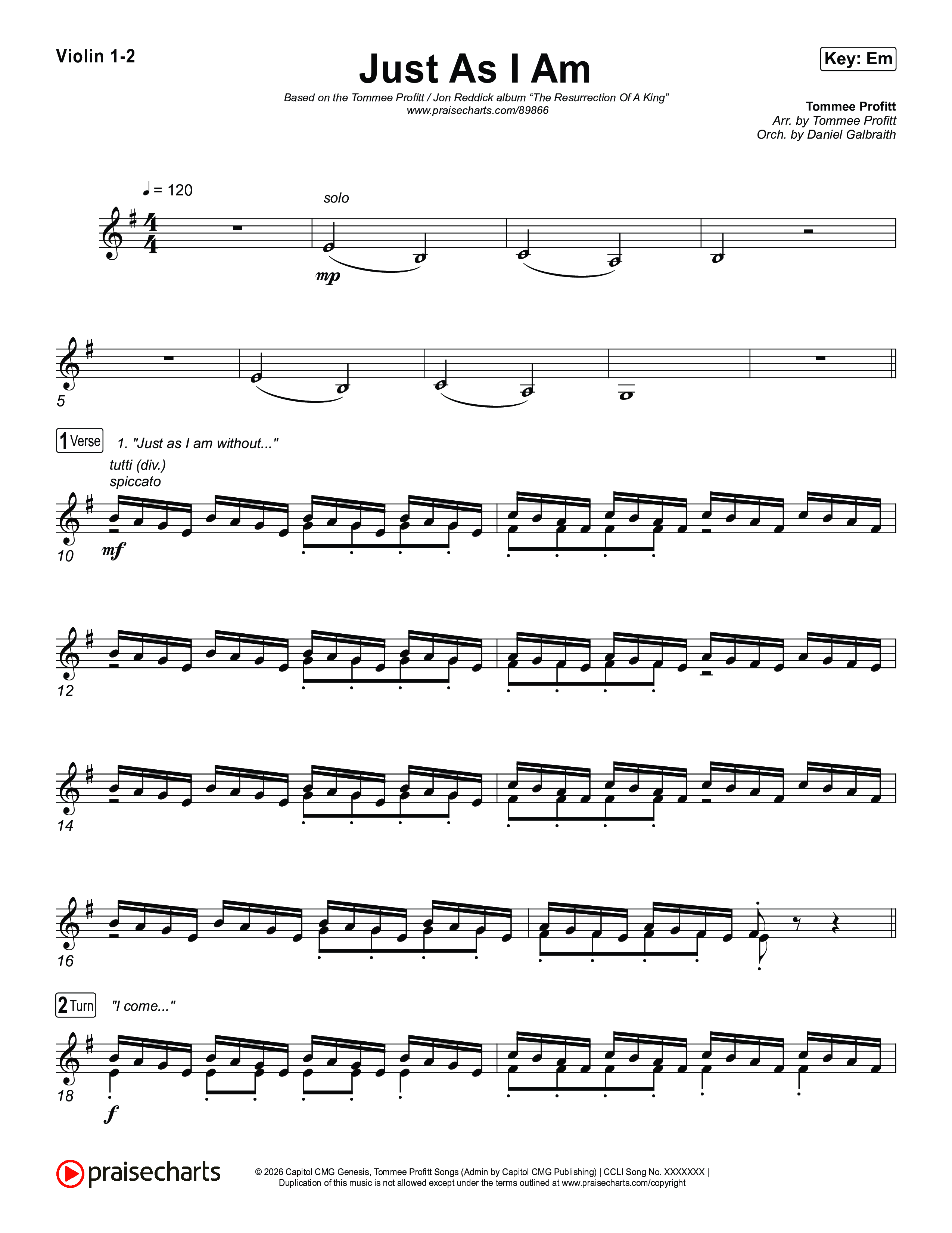 Just As I Am String Pack (Tommee Profitt / Jon Reddick)