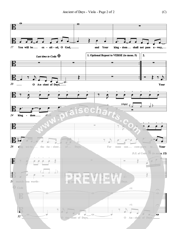 Ancient Of Days Viola (Gary Sadler)