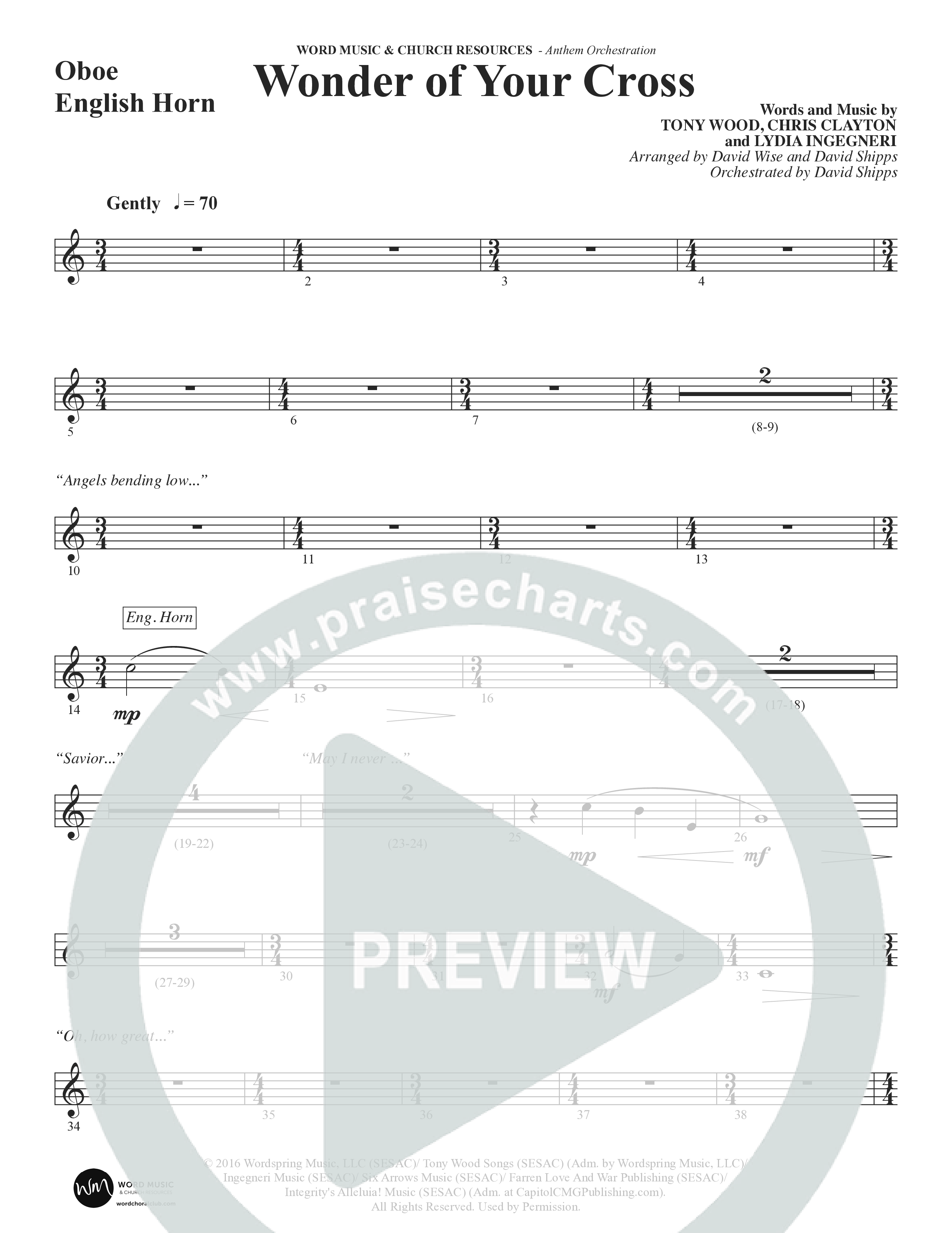 From The Day (Choral Anthem SATB) Oboe (Word Music Choral / Orch. Daniel Semsen)