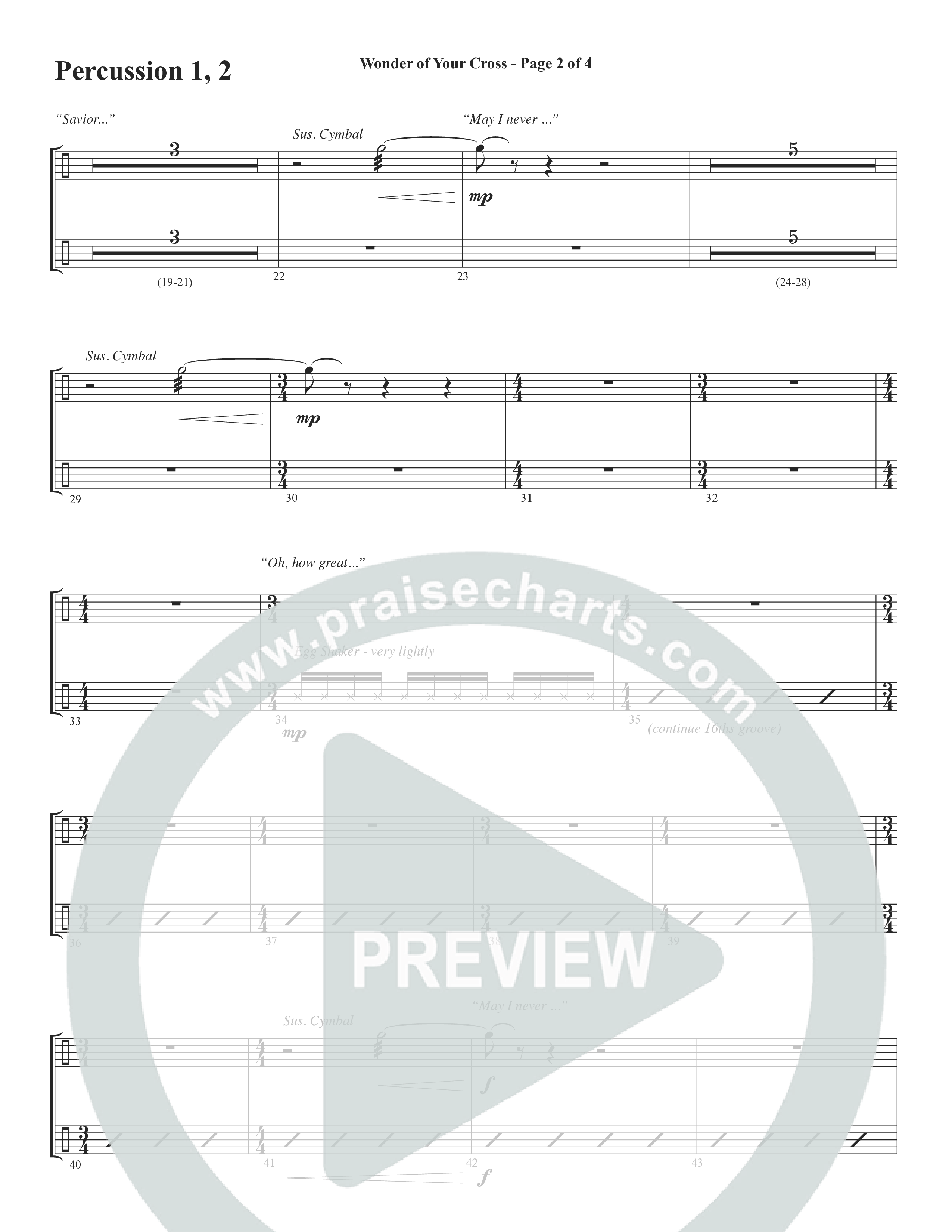 From The Day (Choral Anthem SATB) Percussion (Word Music Choral / Orch. Daniel Semsen)