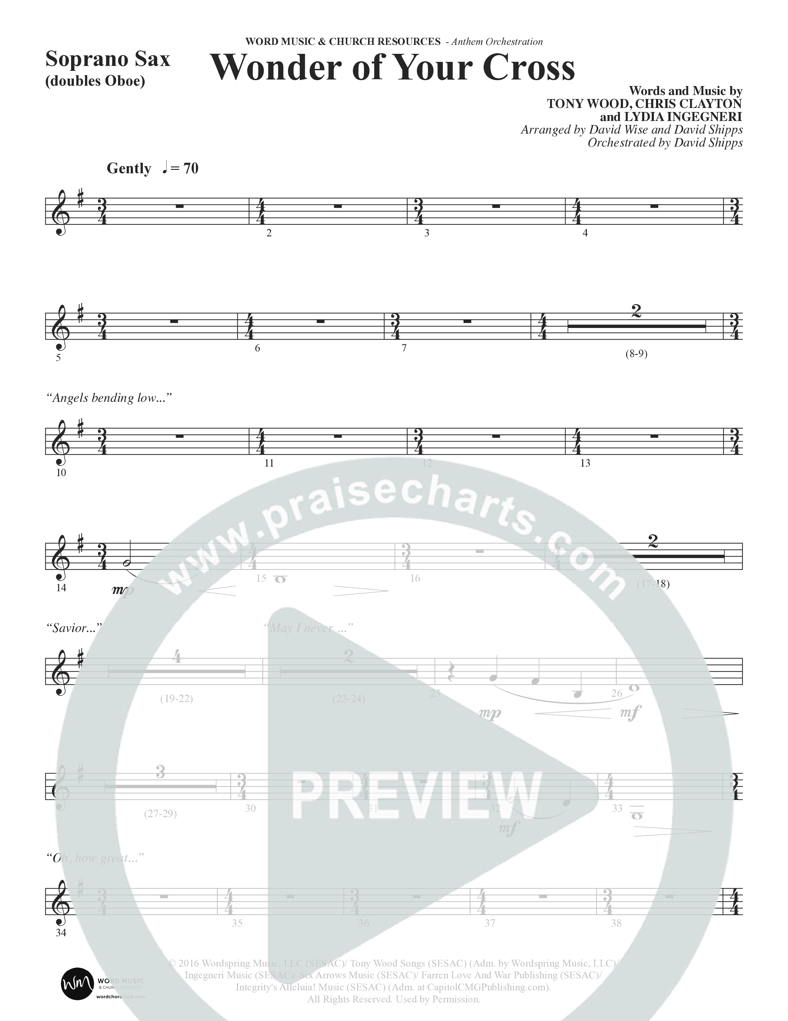 From The Day (Choral Anthem SATB) Soprano Sax (Word Music Choral / Orch. Daniel Semsen)