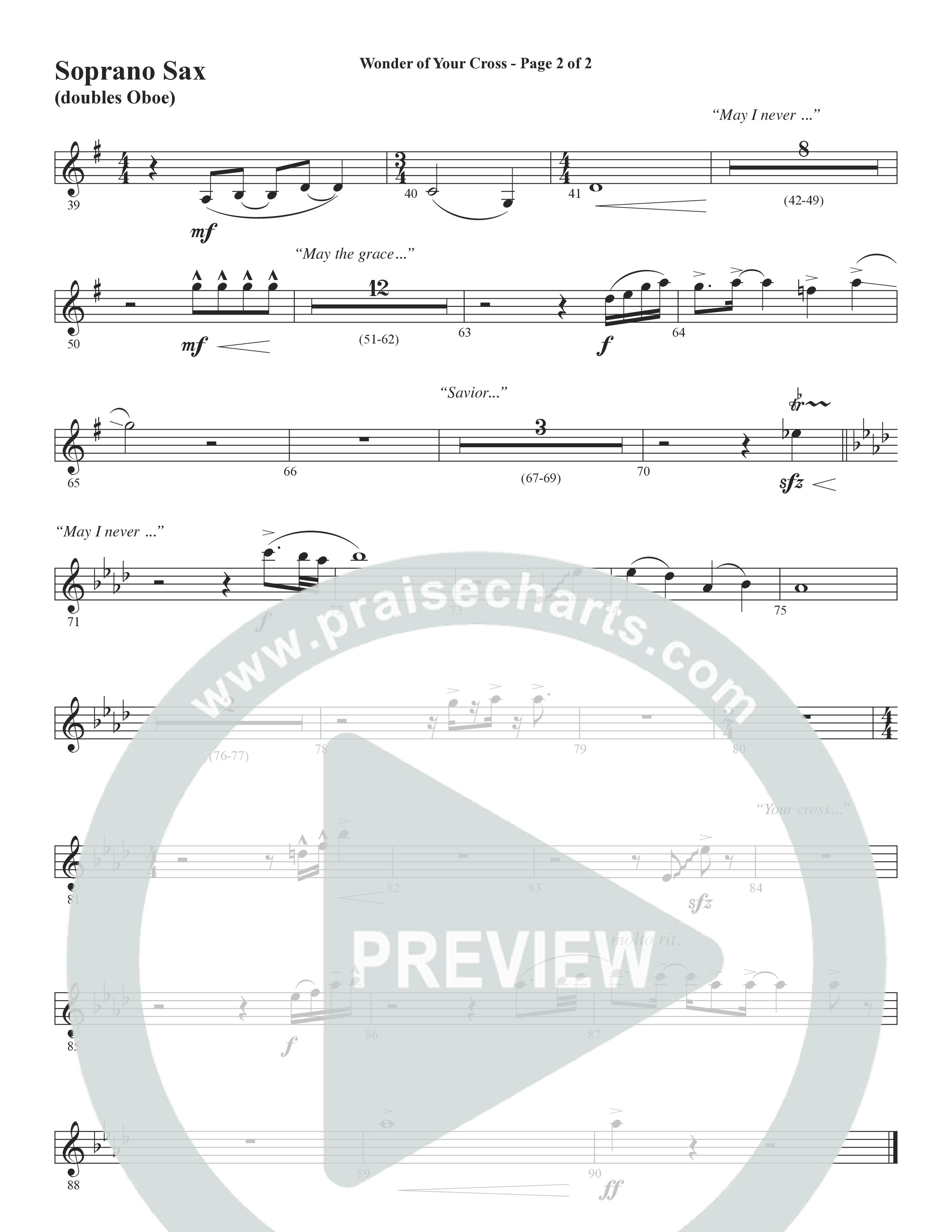 From The Day (Choral Anthem SATB) Soprano Sax (Word Music Choral / Orch. Daniel Semsen)