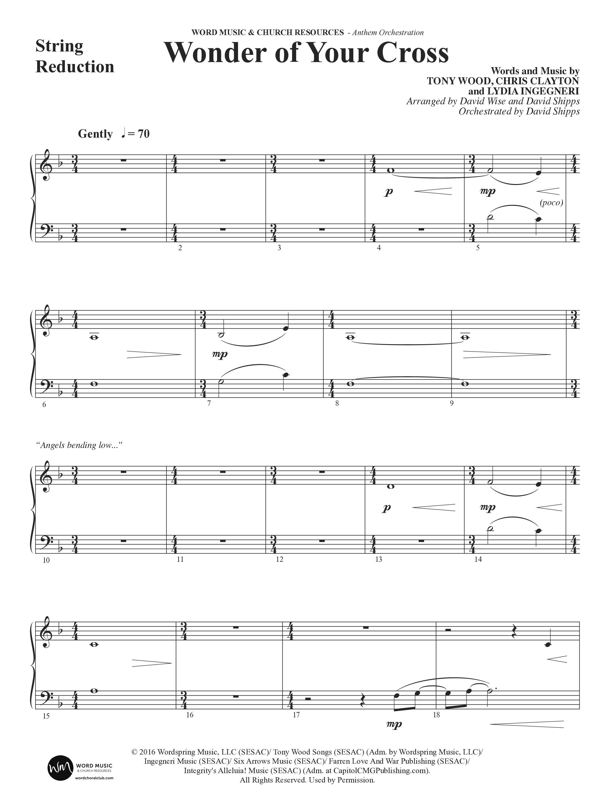 From The Day (Choral Anthem SATB) String Reduction (Word Music Choral / Orch. Daniel Semsen)