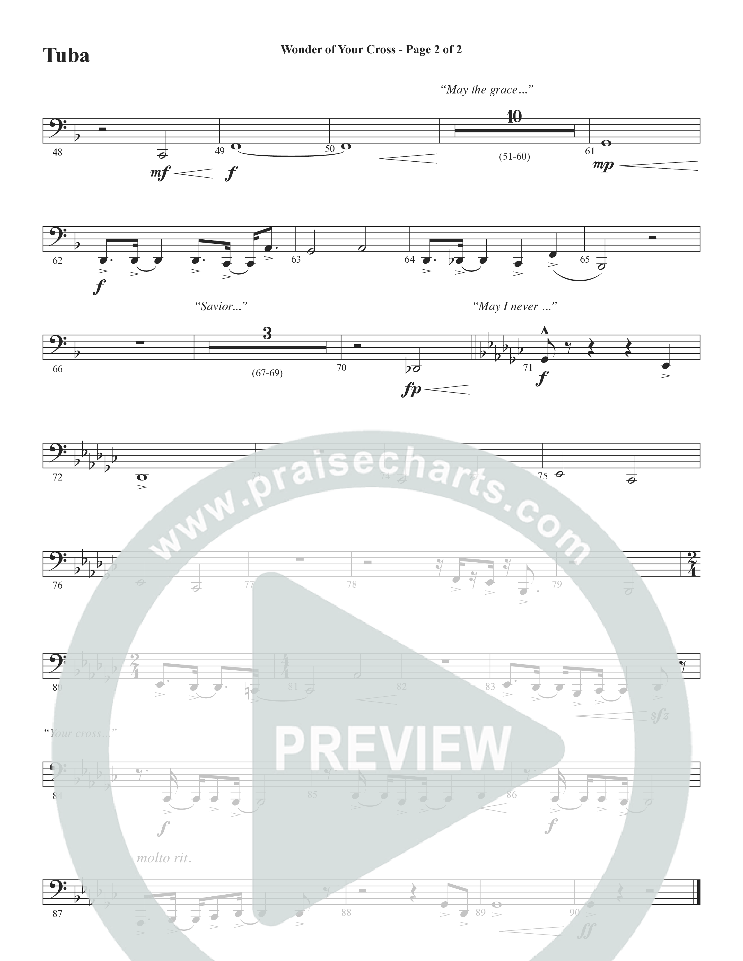 From The Day (Choral Anthem SATB) Tuba (Word Music Choral / Orch. Daniel Semsen)