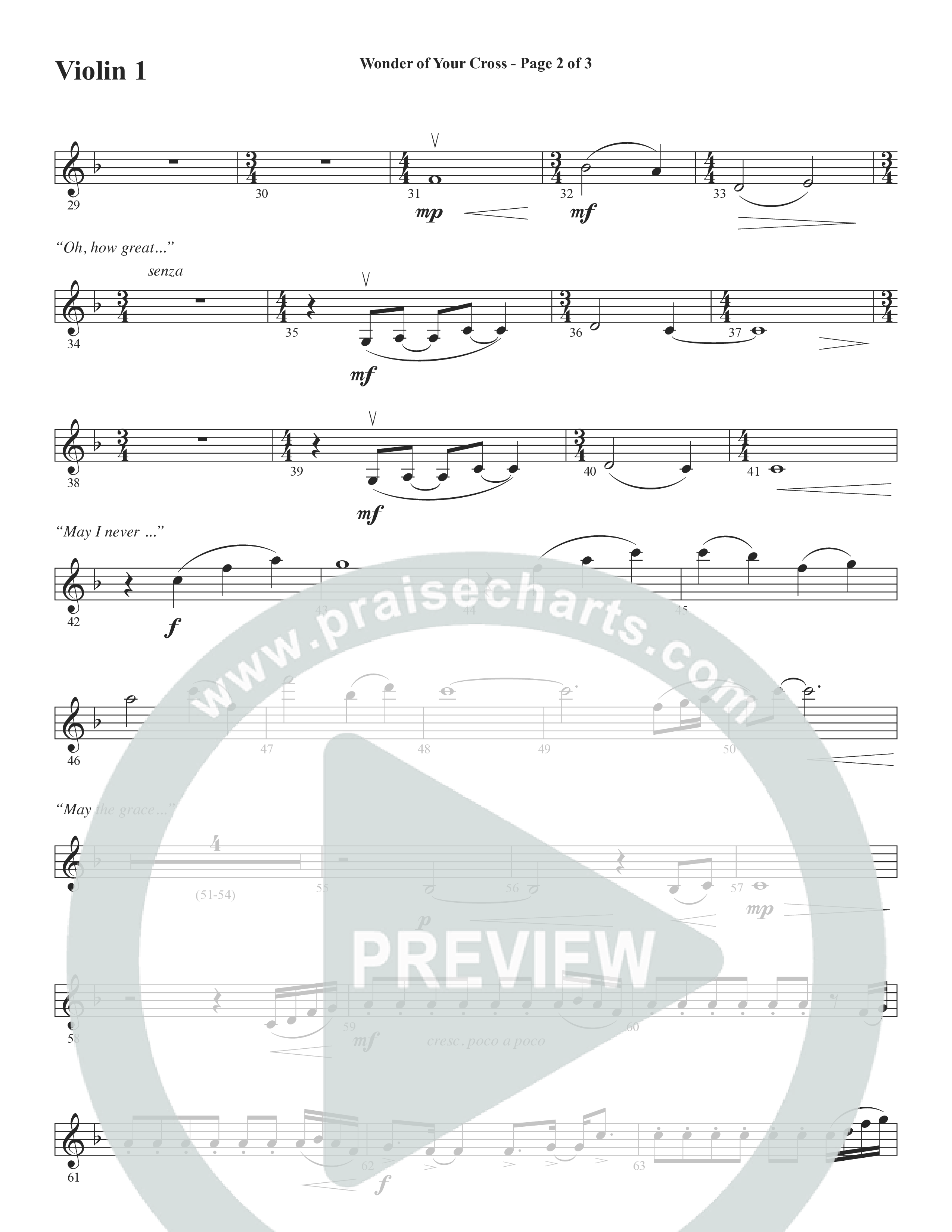 From The Day (Choral Anthem SATB) Violin 1/2 (Word Music Choral / Orch. Daniel Semsen)