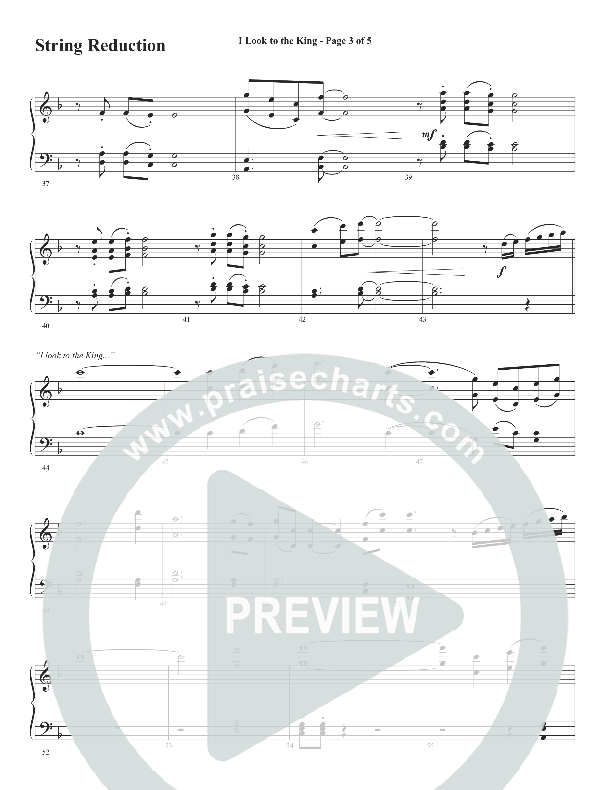 I Look To The King (Choral Anthem SATB) String Reduction (Word Music Choral / Orch. J. Daniel Smith)