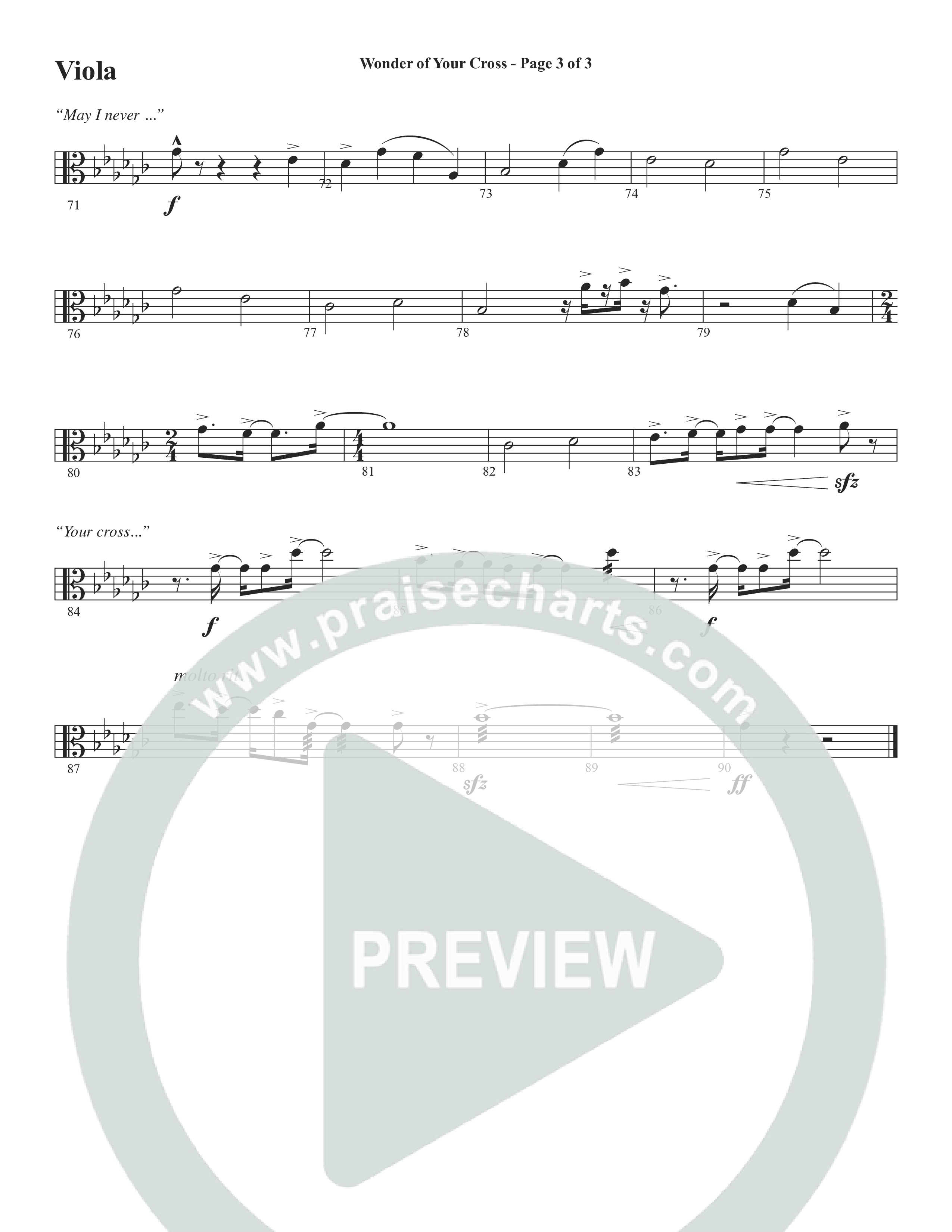 I Look To The King (Choral Anthem SATB) Viola (Word Music Choral / Orch. J. Daniel Smith)