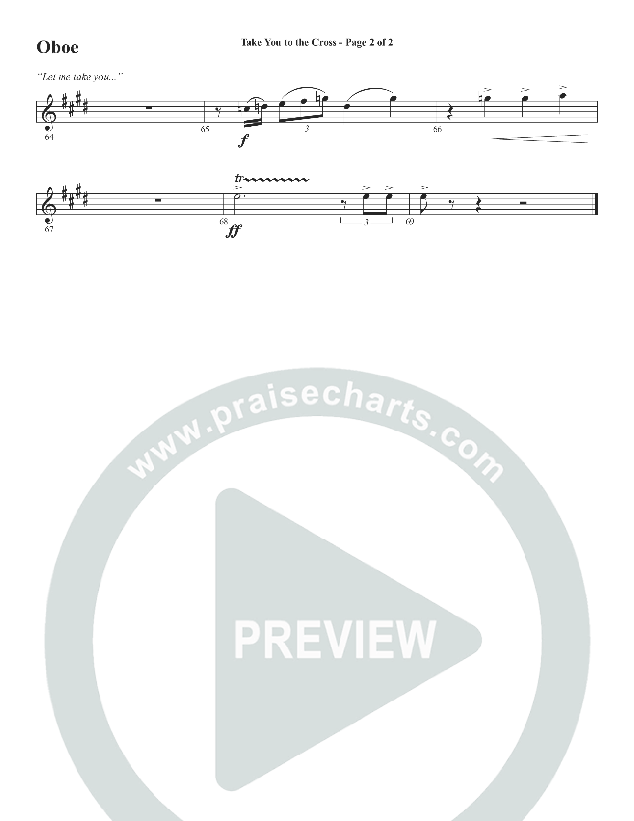 Take You To The Cross (Choral Anthem SATB) Oboe (Word Music Choral / Arr. David Wise)