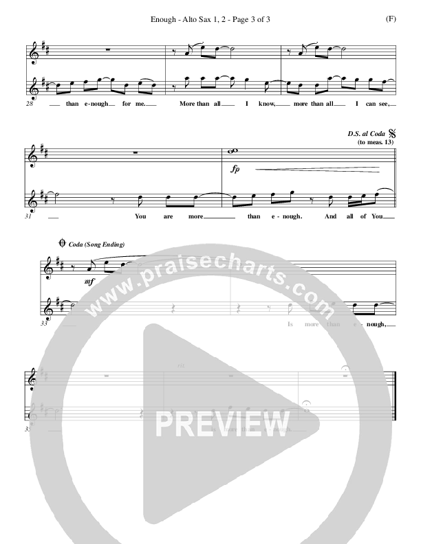 Enough Alto Sax 1/2 (Chris Tomlin)