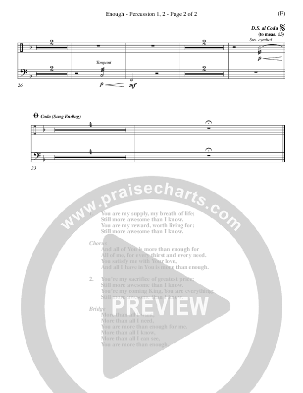 Enough Percussion 1/2 (Chris Tomlin)