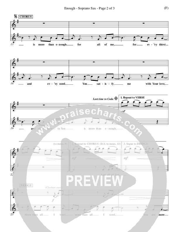 Enough Soprano Sax (Chris Tomlin)