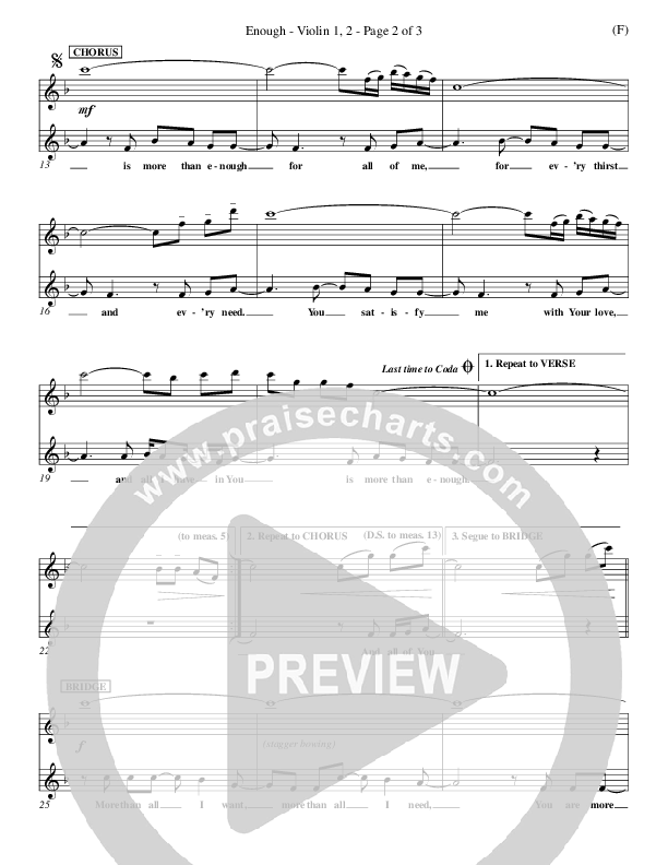 Enough Violin 1/2 (Chris Tomlin)