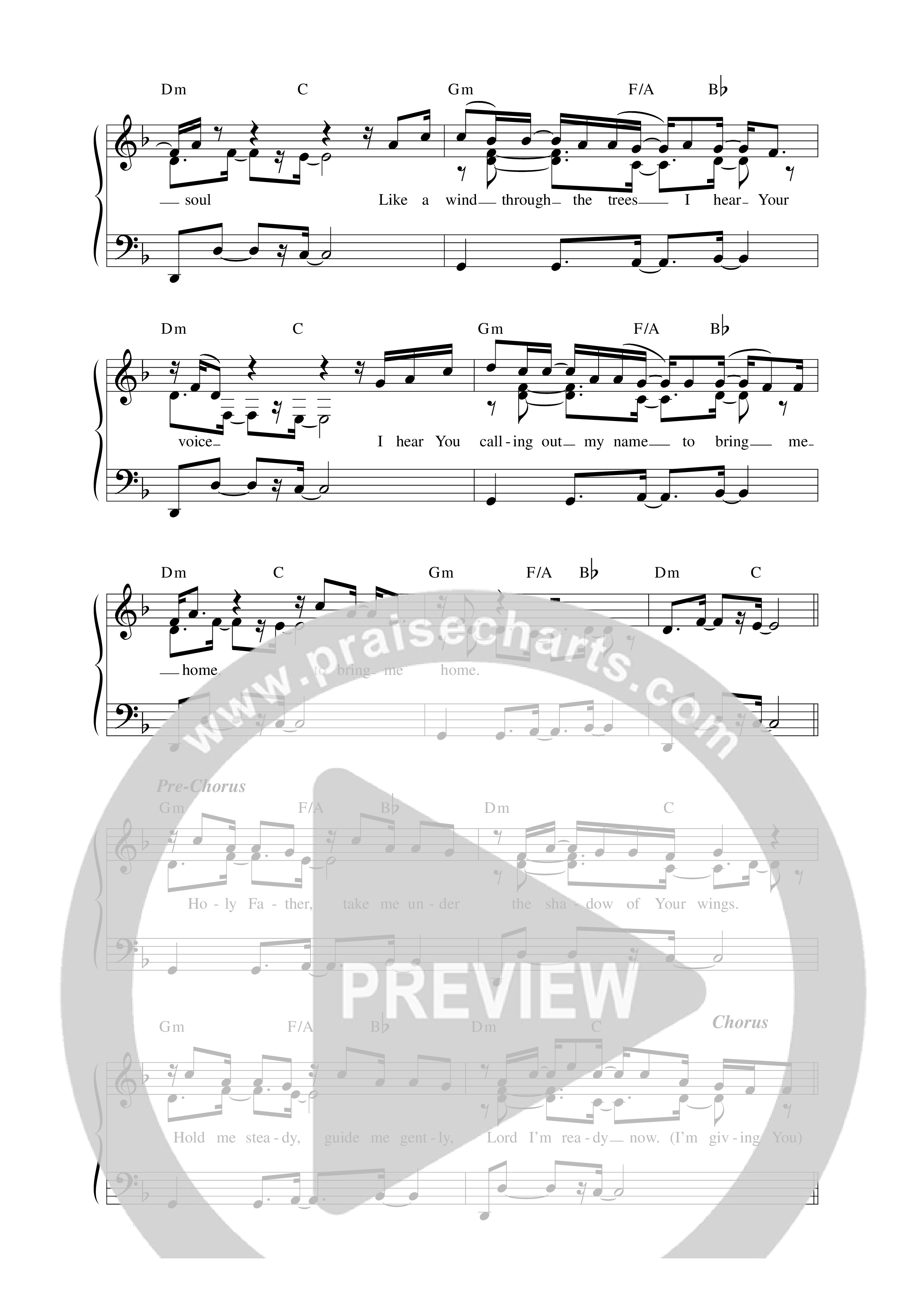 My Love Lead Sheet Melody (CalledOut Music)