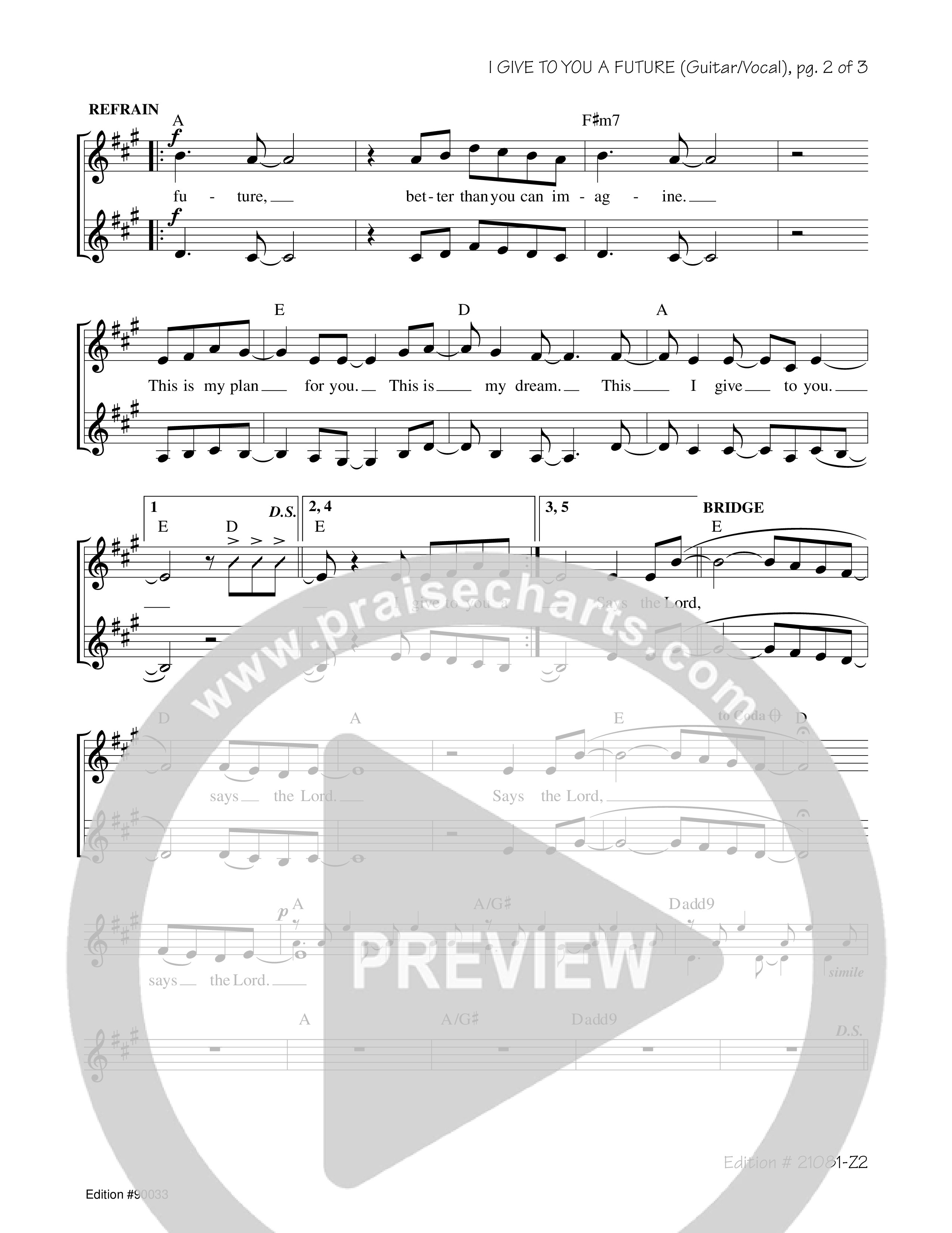 I Give To You A Future Rhythm/Vocal (Ken Canedo / Jesse Manibusan)