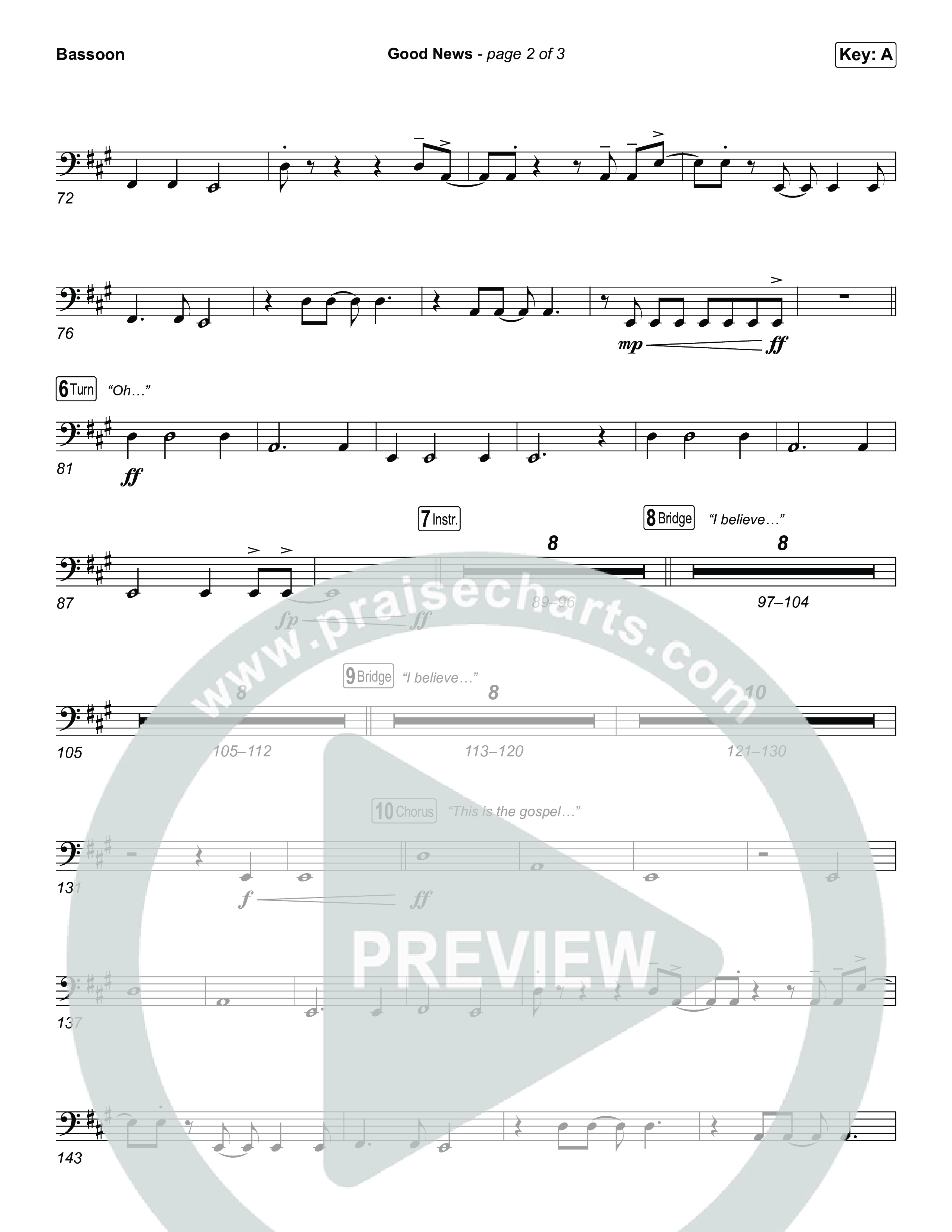 Good News Bassoon (Hillsong Worship)