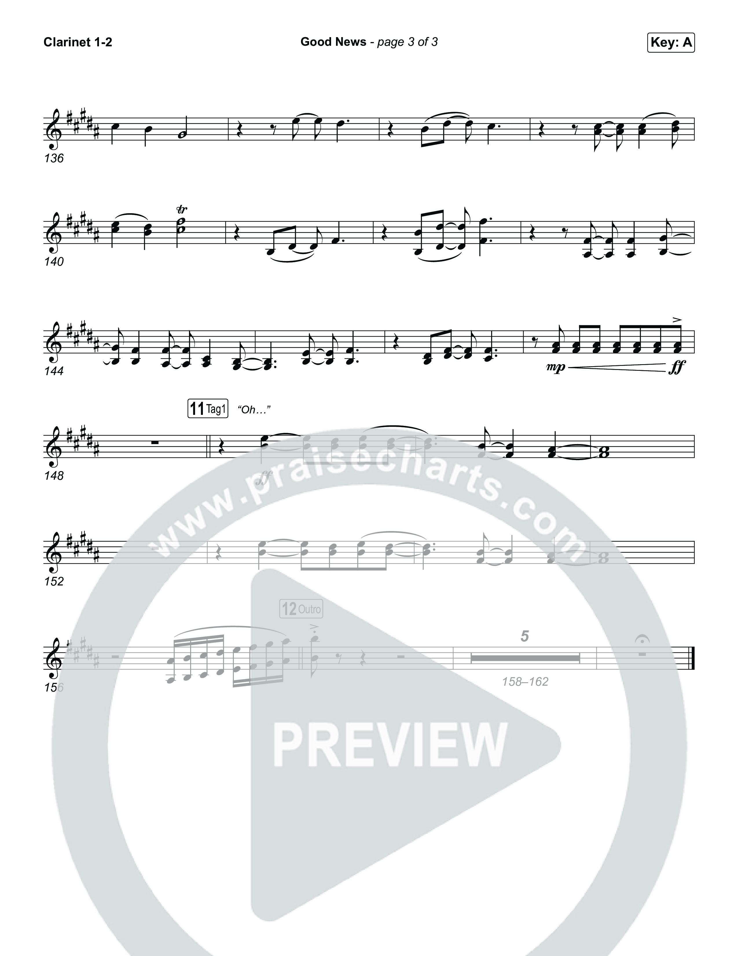 Good News Clarinet 1,2 (Hillsong Worship)