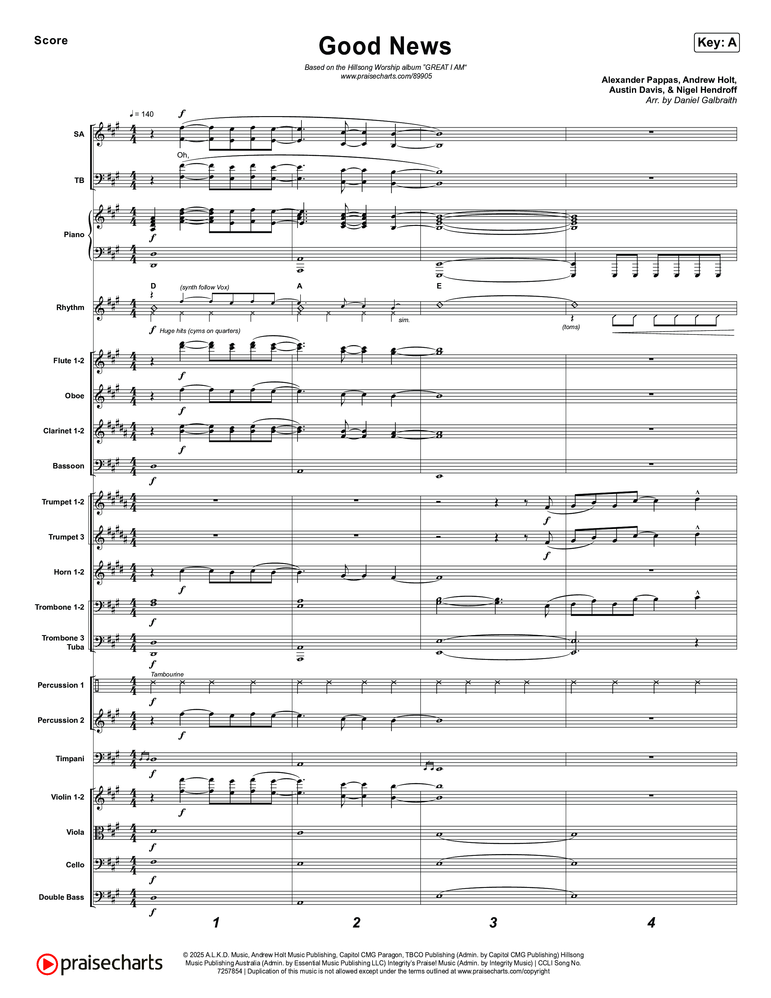 Good News Orchestration (Hillsong Worship)