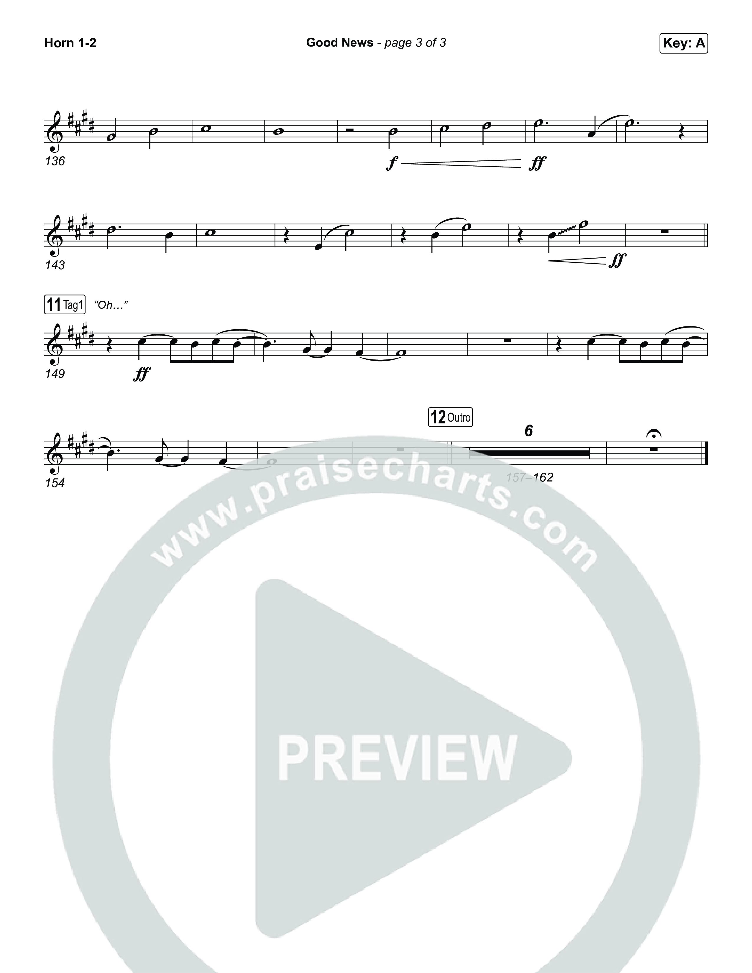 Good News French Horn 1,2 (Hillsong Worship)