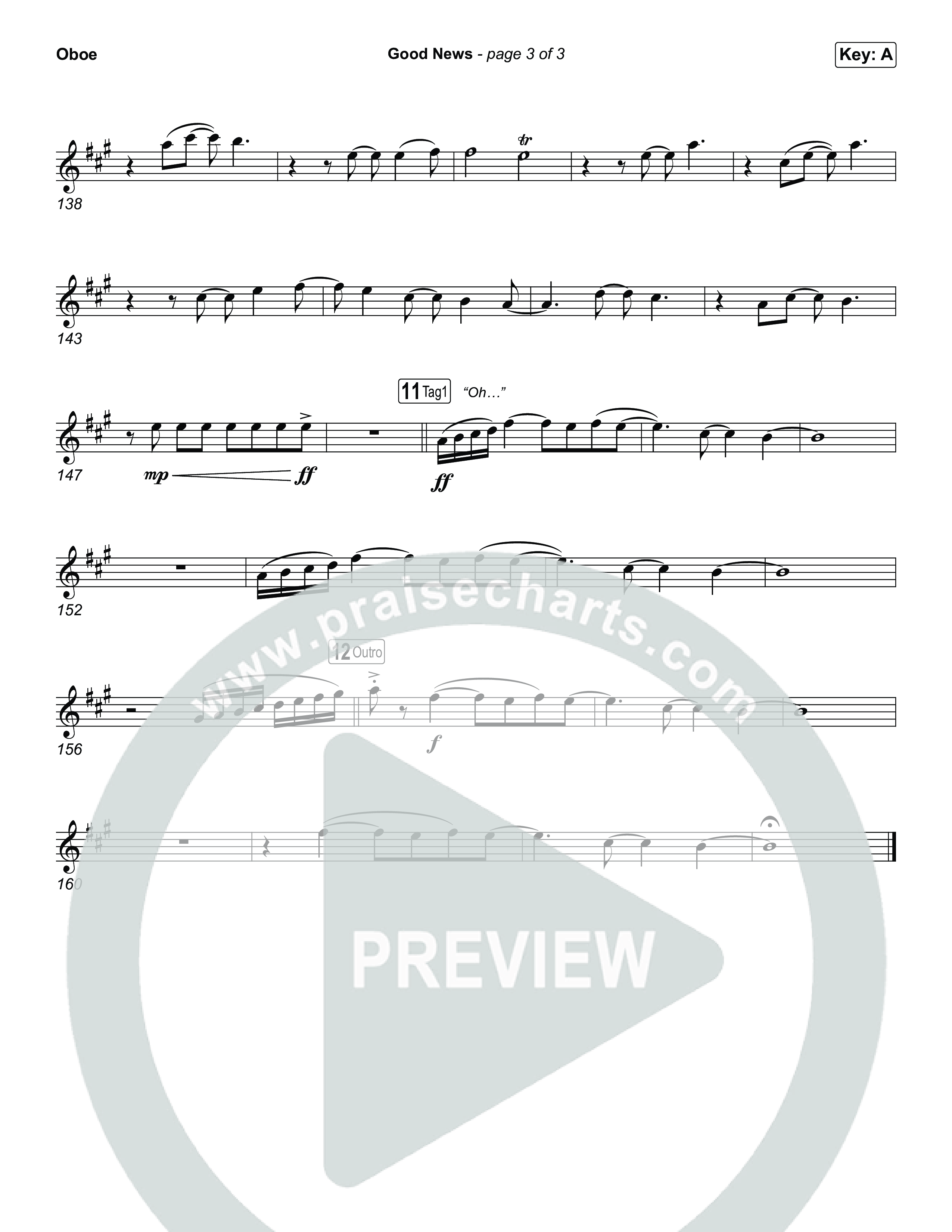 Good News Oboe (Hillsong Worship)