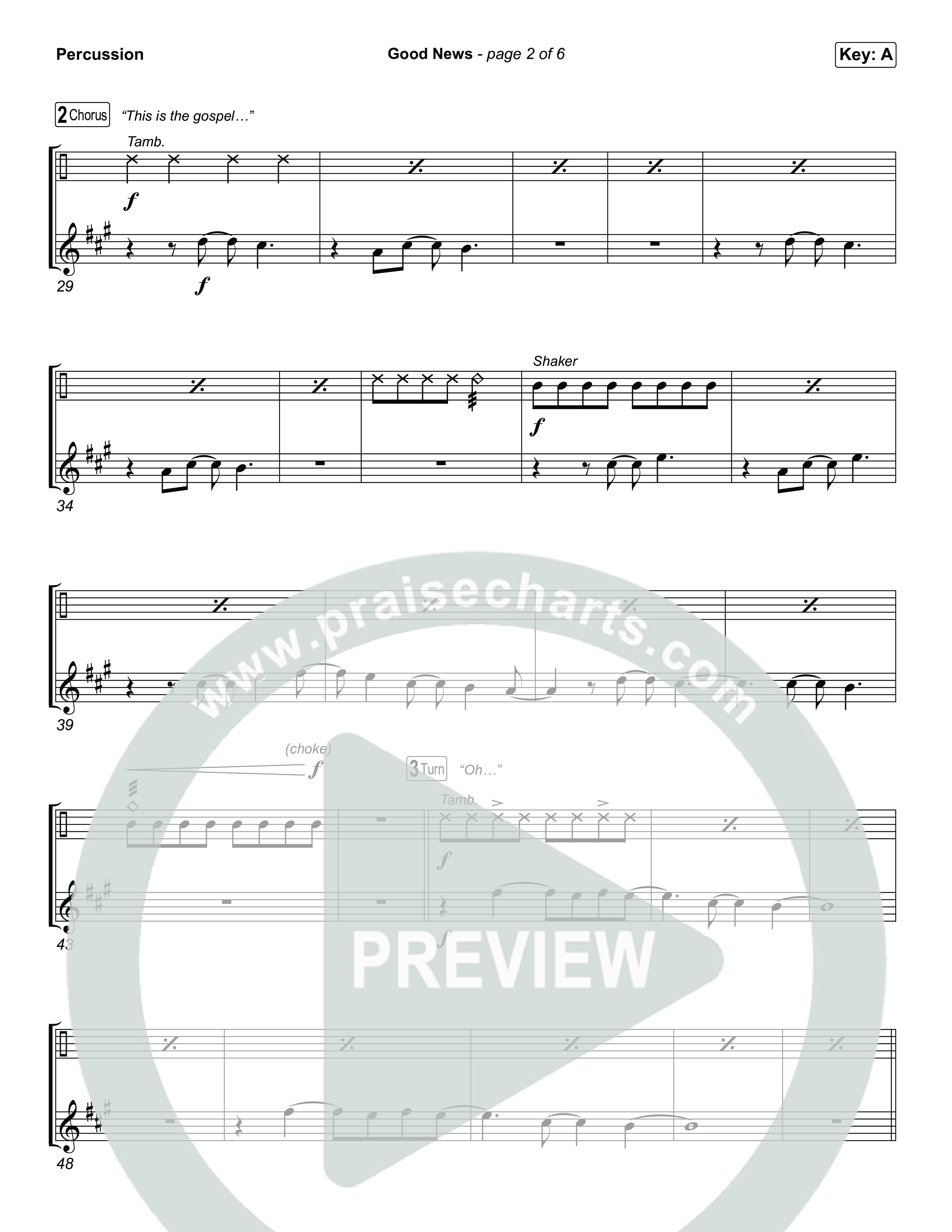 Good News Percussion (Hillsong Worship)