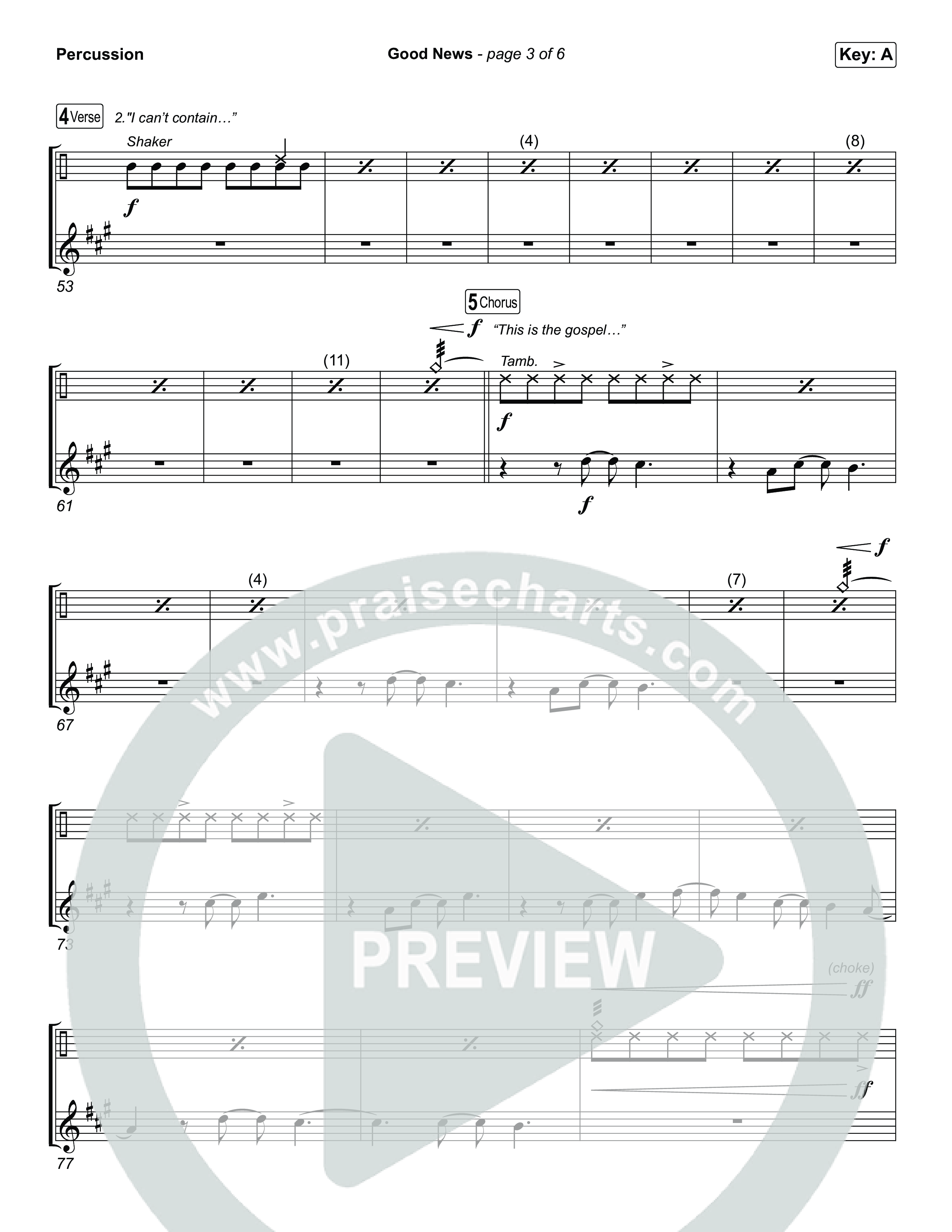 Good News Percussion (Hillsong Worship)