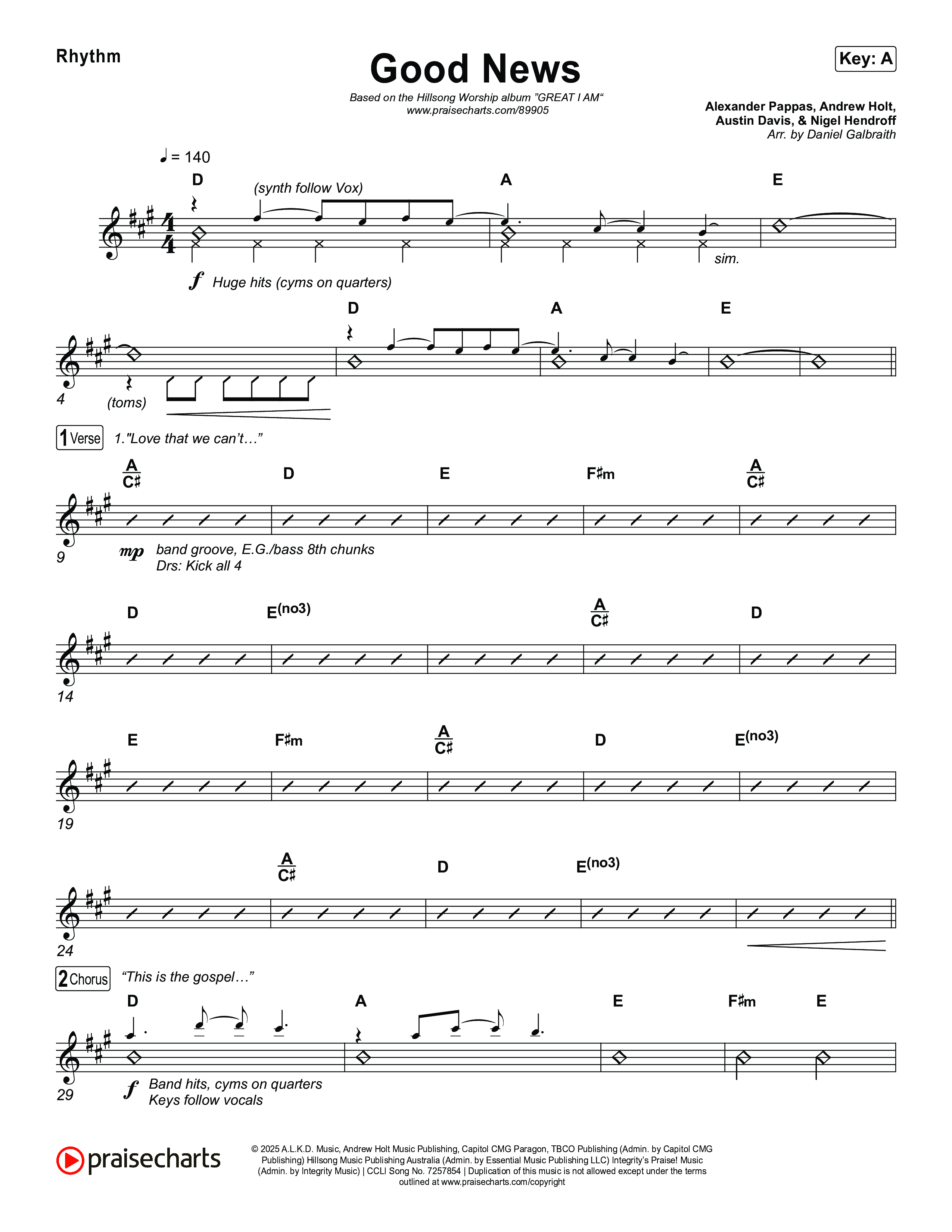 Good News Rhythm Pack (Hillsong Worship)