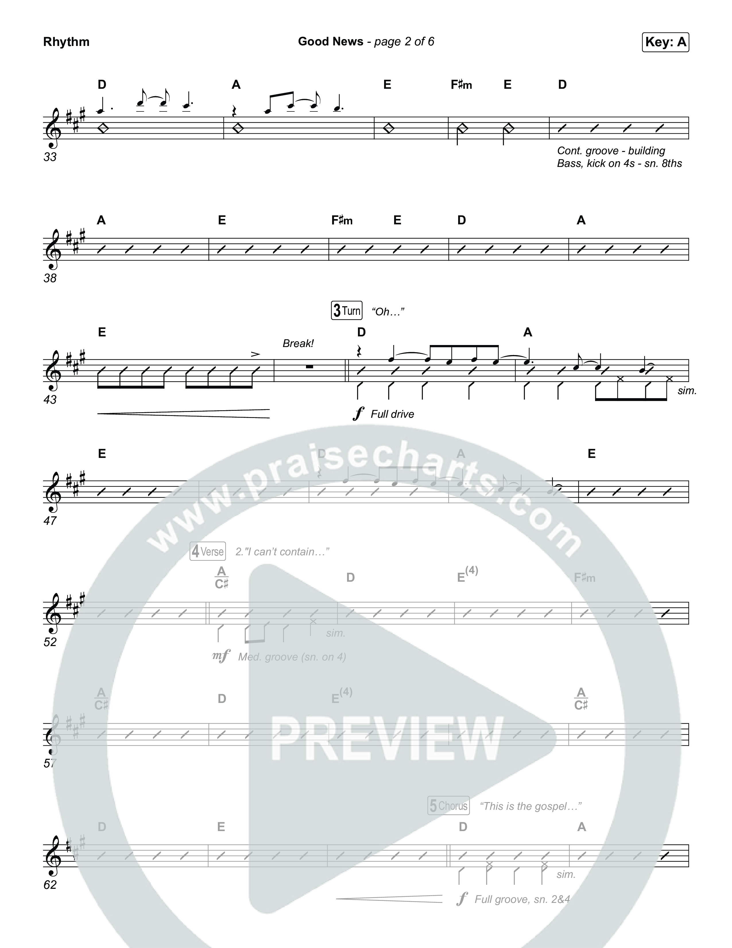 Good News Rhythm Pack (Hillsong Worship)