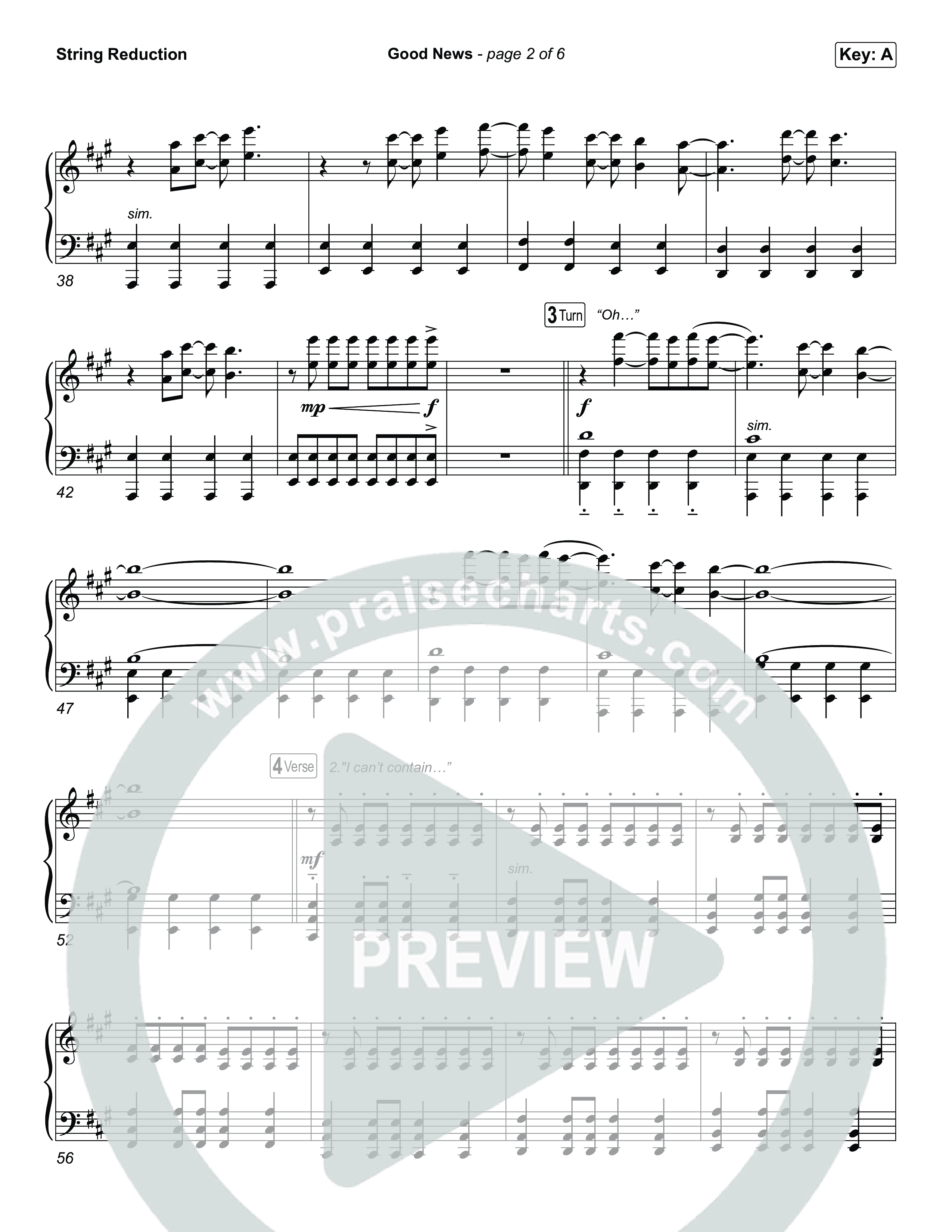 Good News String Reduction (Hillsong Worship)